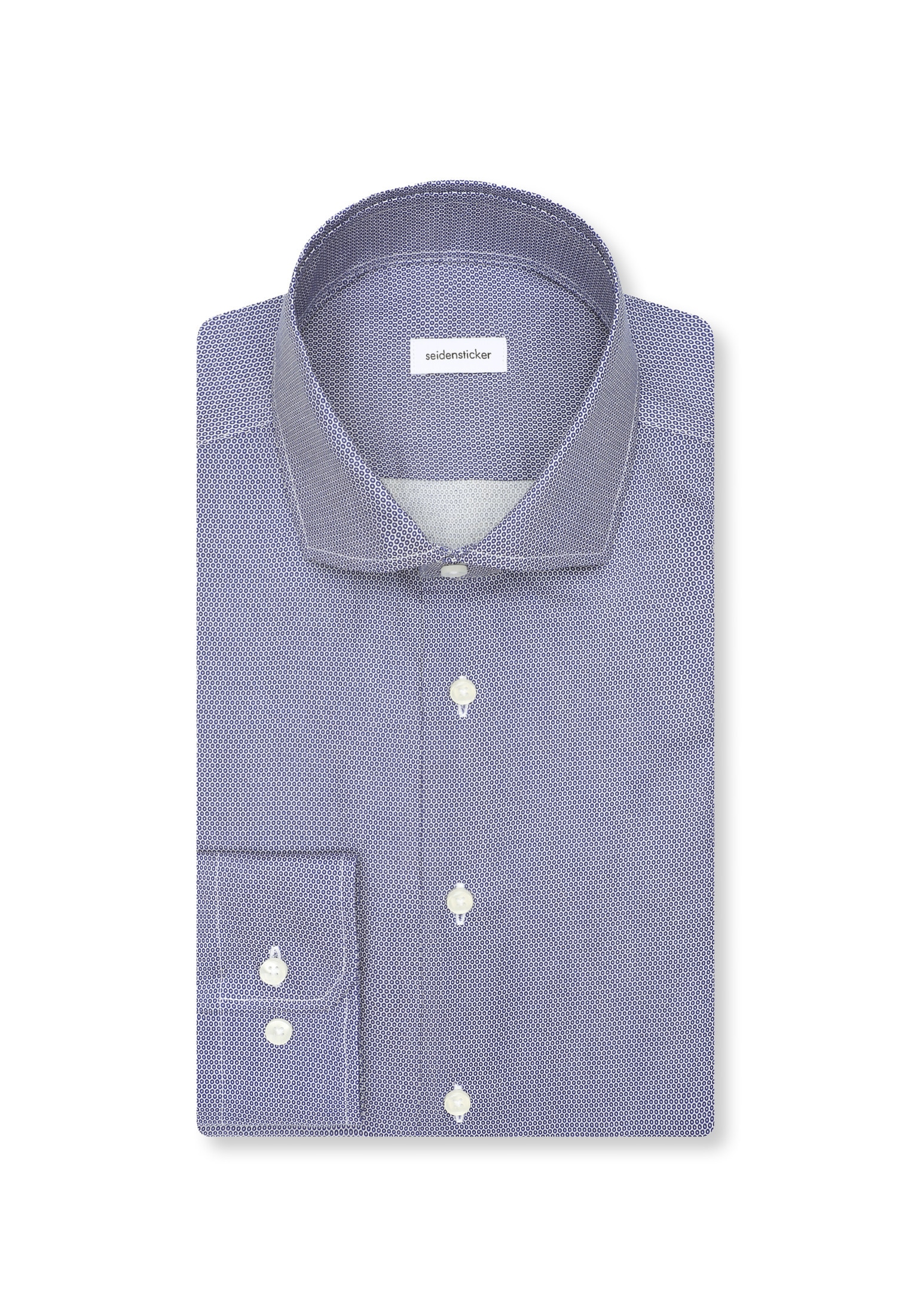 seidensticker Businesshemd »Schwarze Rose« Slim 1/1 Kentkragen Druck