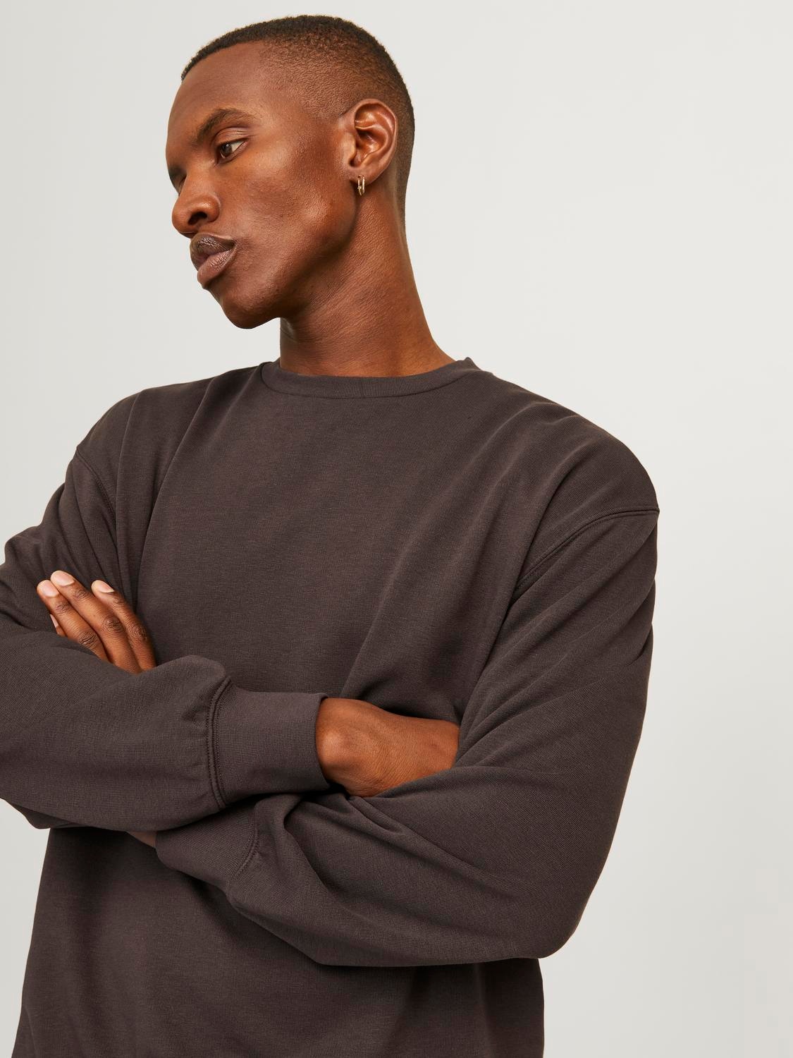 Jack & Jones Sweatshirt »JJECHARGE SWEAT CREW NECK NOOS«, mit Rippbündchen