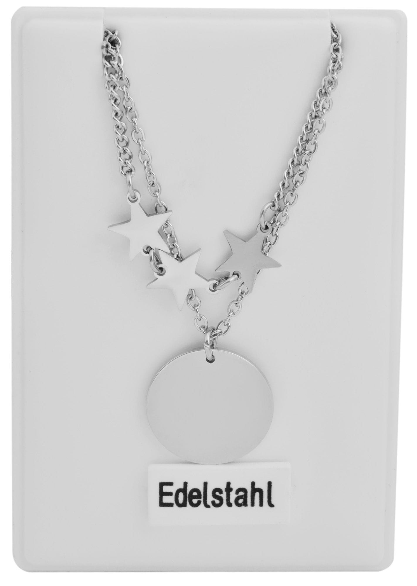 Adelia´s Gliederkette »Damen Halskette aus Edelstahl 45+5«
