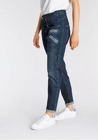 Ankle-Jeans »SHYRA CROPPED ORGANIC«, mit seitlicher Logo-Applizierung