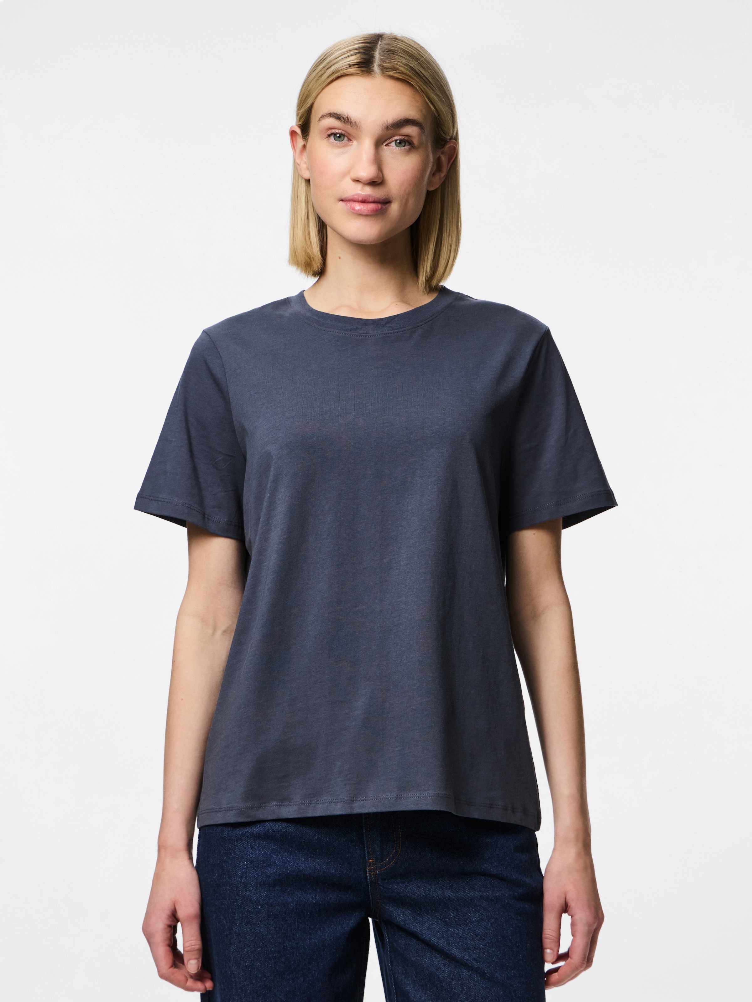pieces Rundhalsshirt »PCRIA SS SOLID TEE NOOS BC«