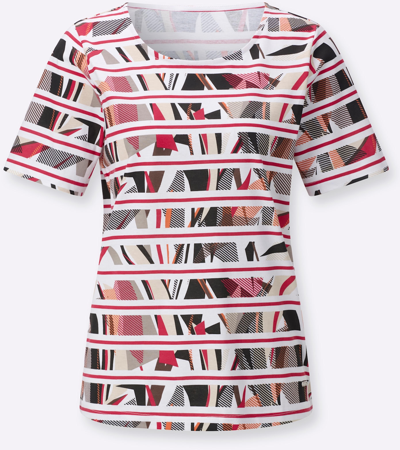 Casual Looks Kurzarmshirt »Rundhals-Shirt« 1 tlg.