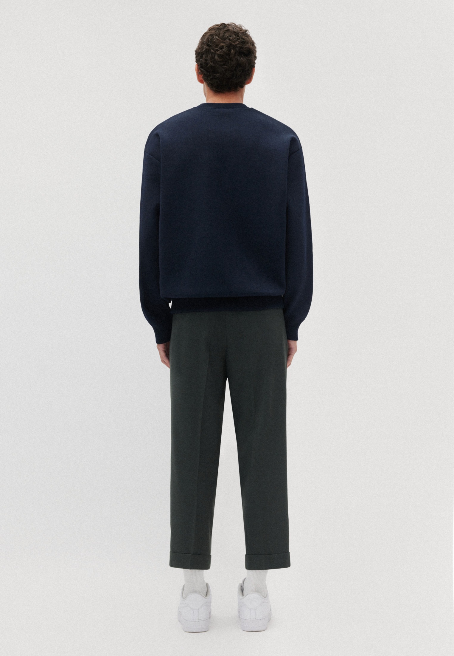 studio seidensticker Strickpullover »Studio«, Langarm Rundhals Uni
