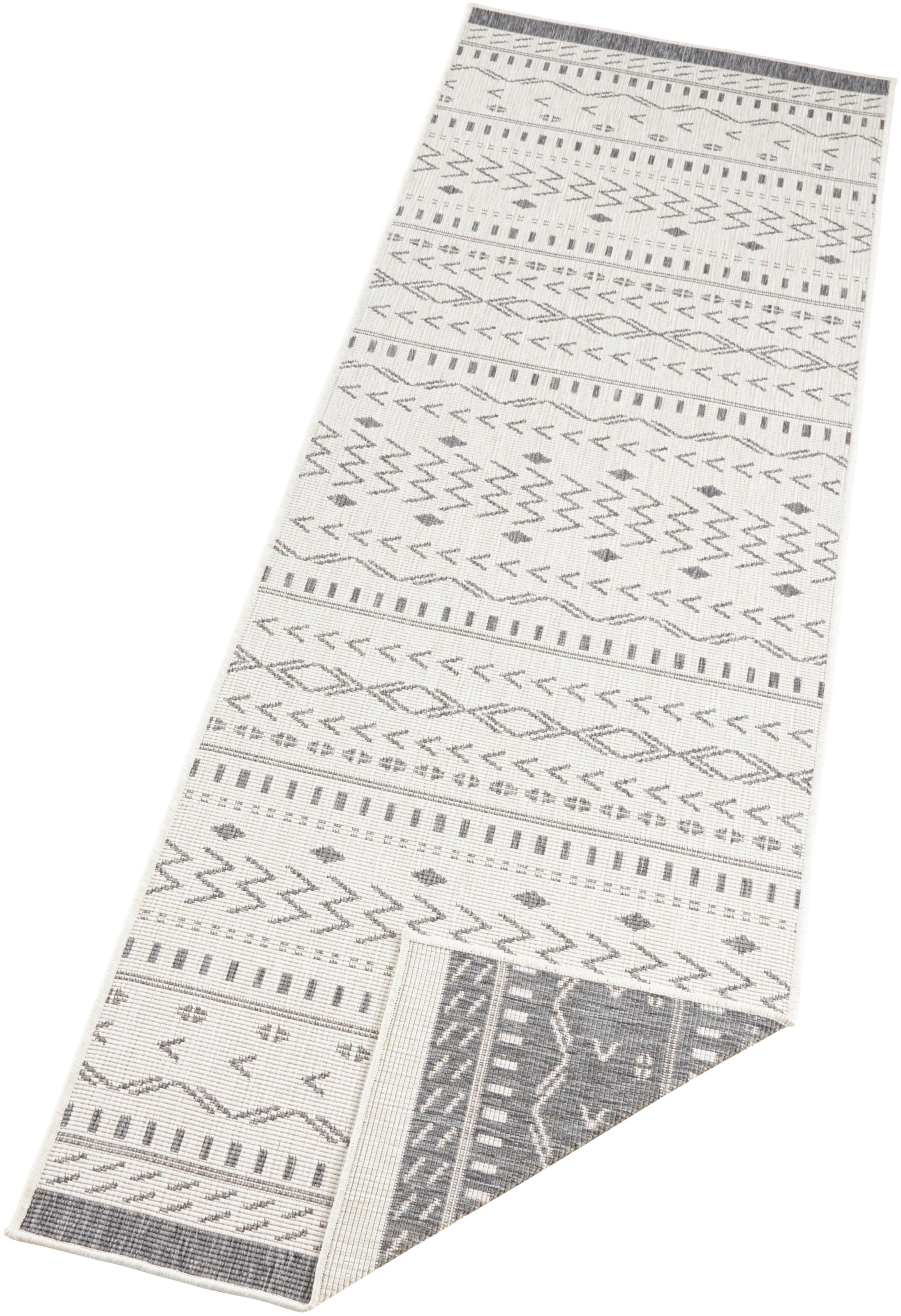 NORTHRUGS Teppich »Kuba Wendeteppich«, rechteckig, 5 mm Höhe, In-& Outdoor, Wetterfest, Balkon, Läufer, Wohnzimmer, Wasserfest