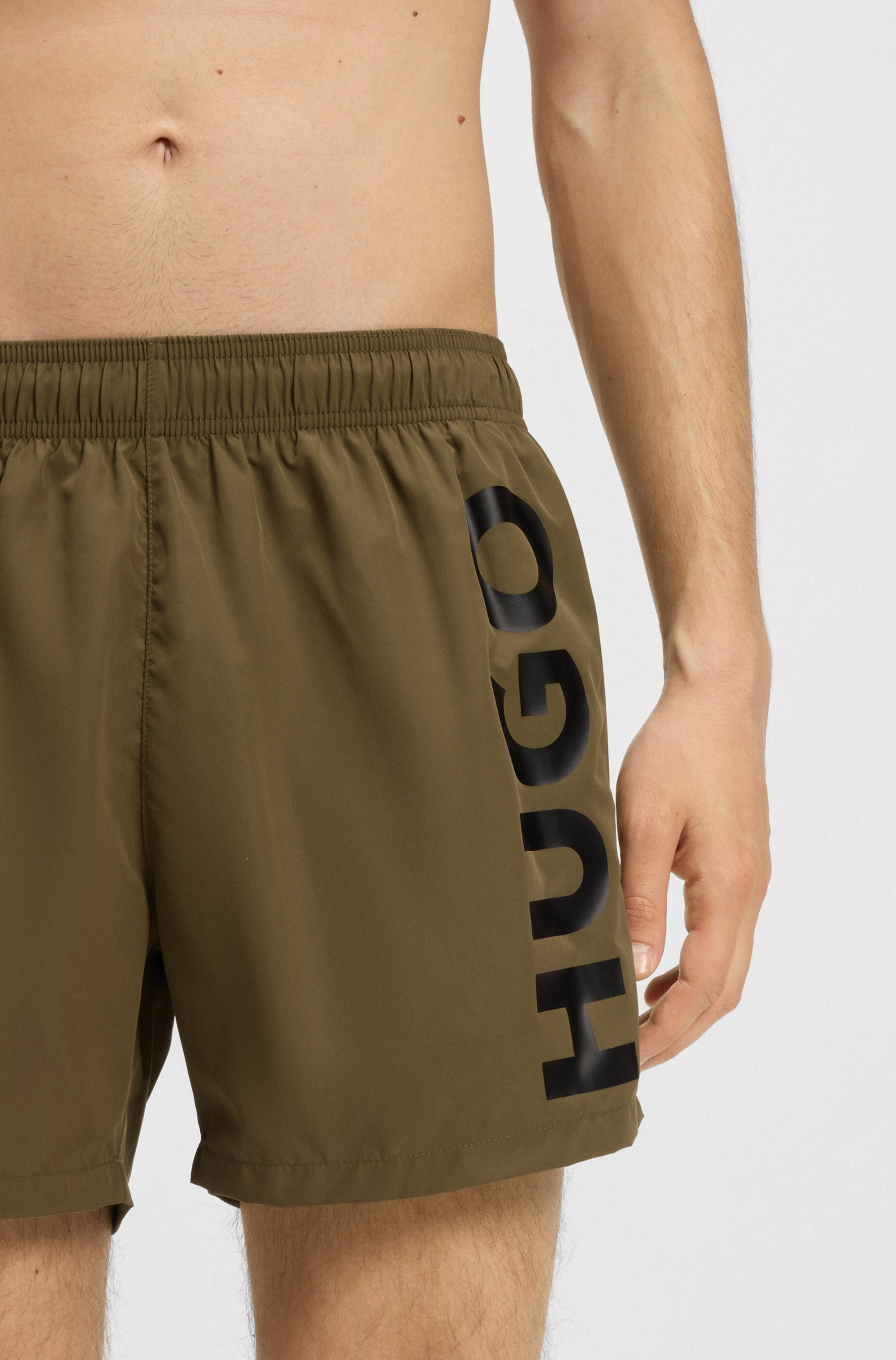 HUGO Underwear Badeshorts »ABAS«, seitlich mit großem HUGO Logo-Print