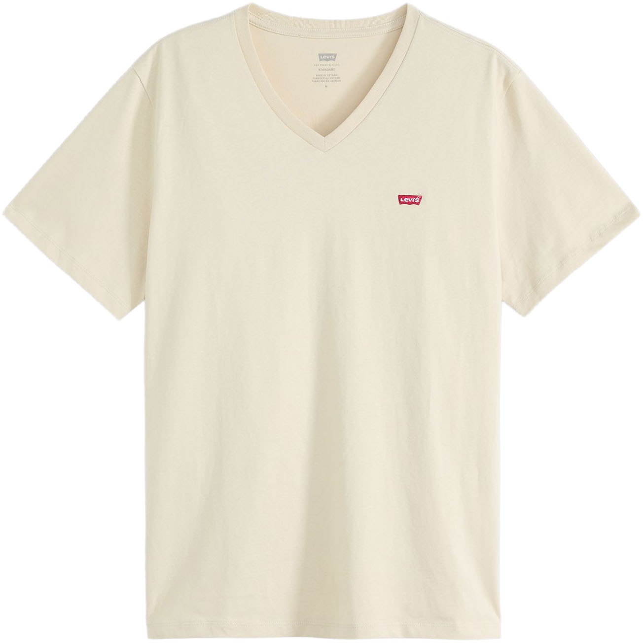 Levi's® V-Shirt »LE ORIGINAL HM VNECK«, mit Logostickerei