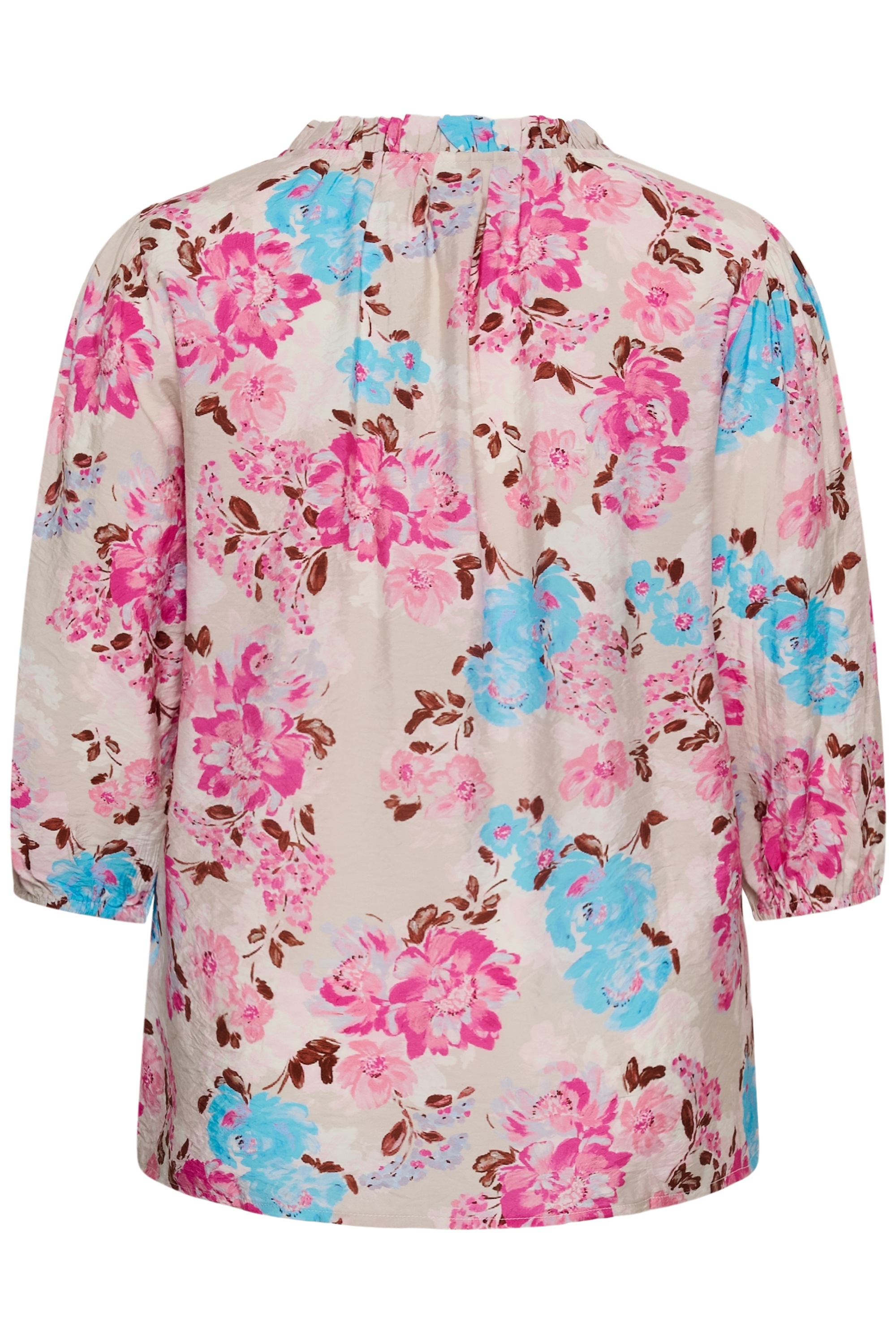KAFFE Curve Kurzarmbluse »Damen Kurzarm-Bluse KChayley«