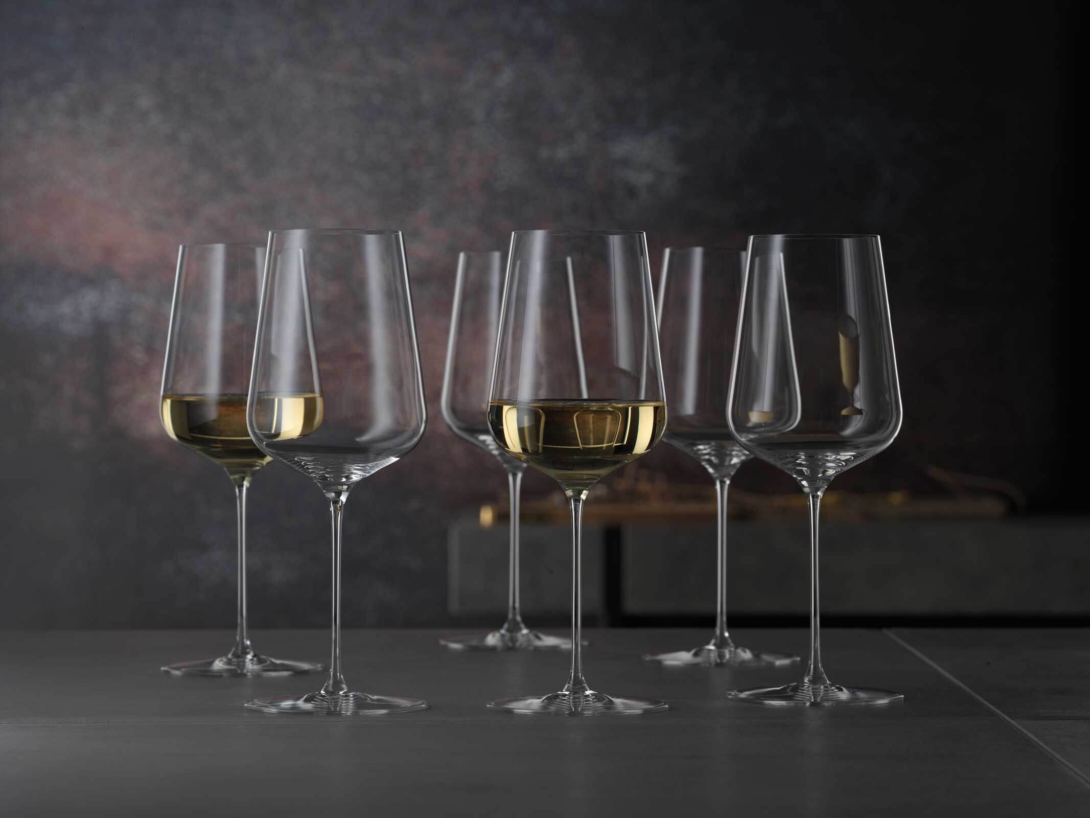 SPIEGELAU Weißweinglas »Universalgläser + Poliertuch Definition 550 ml 6er Set transparent«