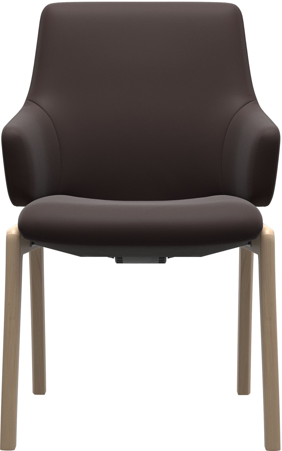 Stressless® Polsterstuhl »Laurel«, Leder PALOMA, Low Back mit Armlehne, Größe L, mit abgerundeten Beinen in Walnuss