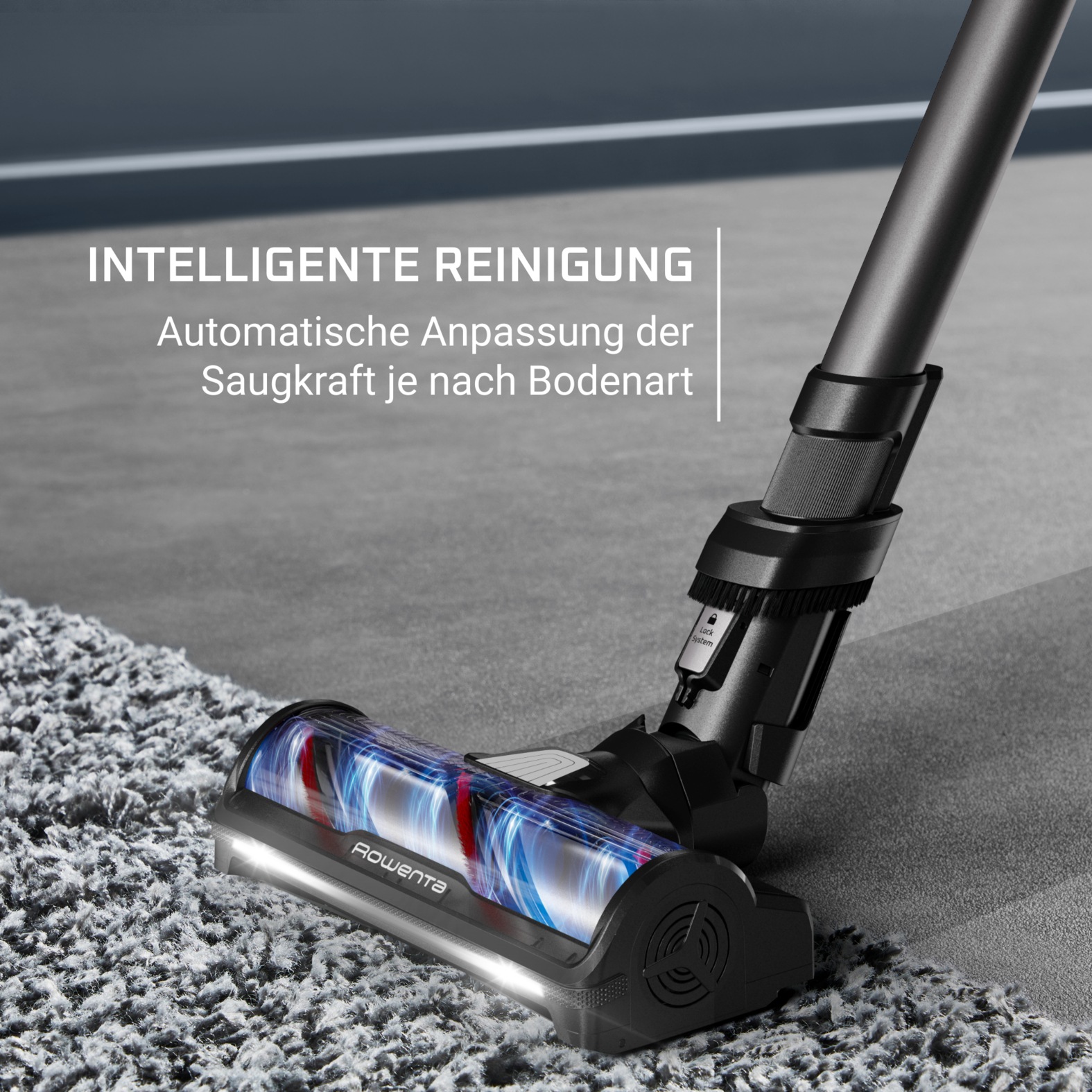Rowenta Nass-Trocken-Akkusauger »X-Force Flex 12.60 Neo, 150 Air Watt, motorisierte Düse, LED-Saugkopf«, besonders leichtes Design, automatische Saugleistungsanpassung, RH9LC1