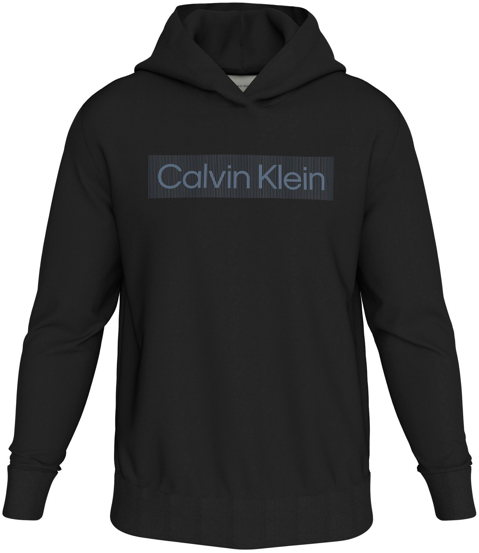 Calvin Klein Kapuzensweatshirt »BOX STRIPED LOGO HOODIE«, mit Logoschriftzug