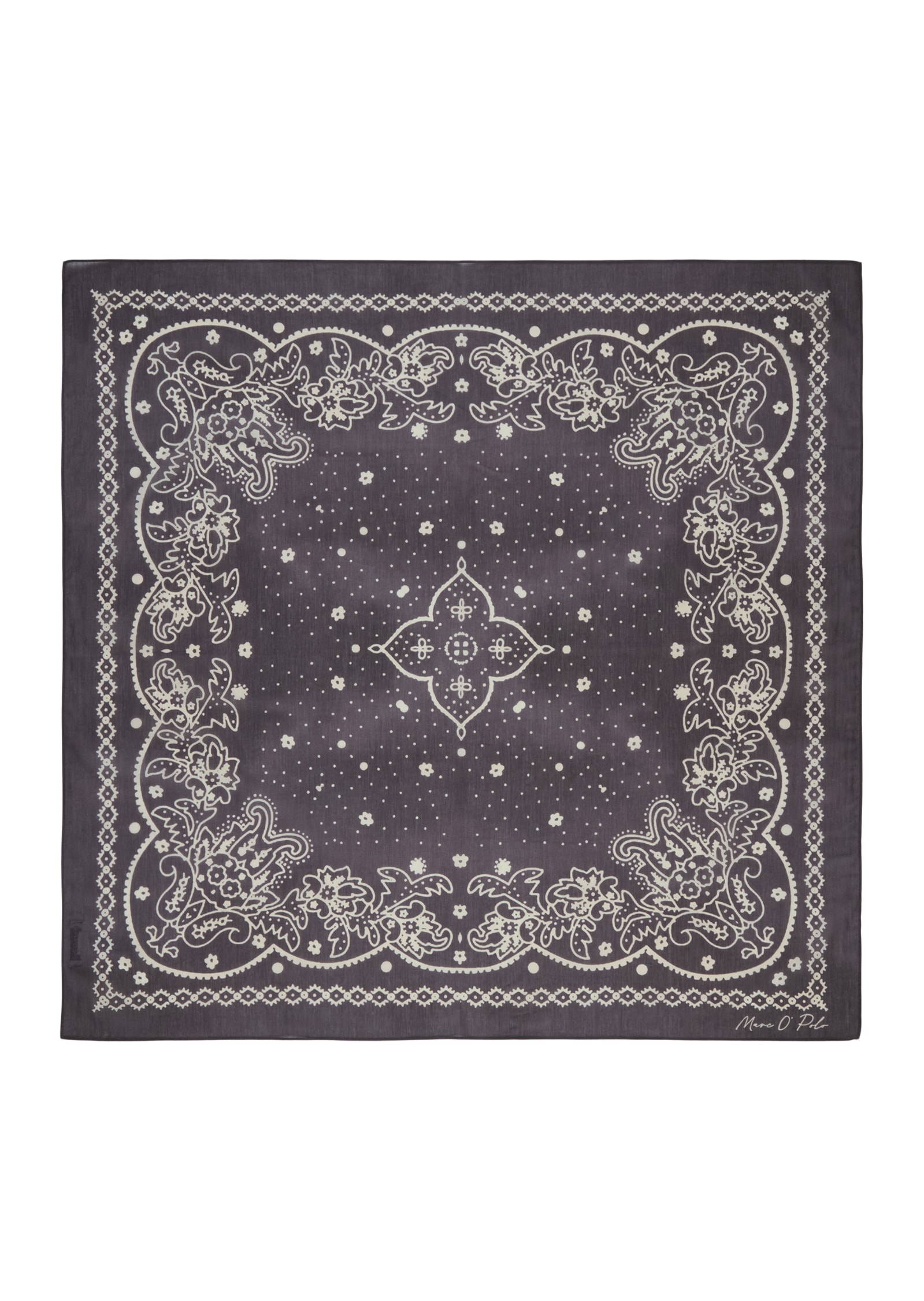 Marc O'Polo Modeschal aus reiner Bio-Baumwolle, quadratisch, ca. 85 x 85 cm