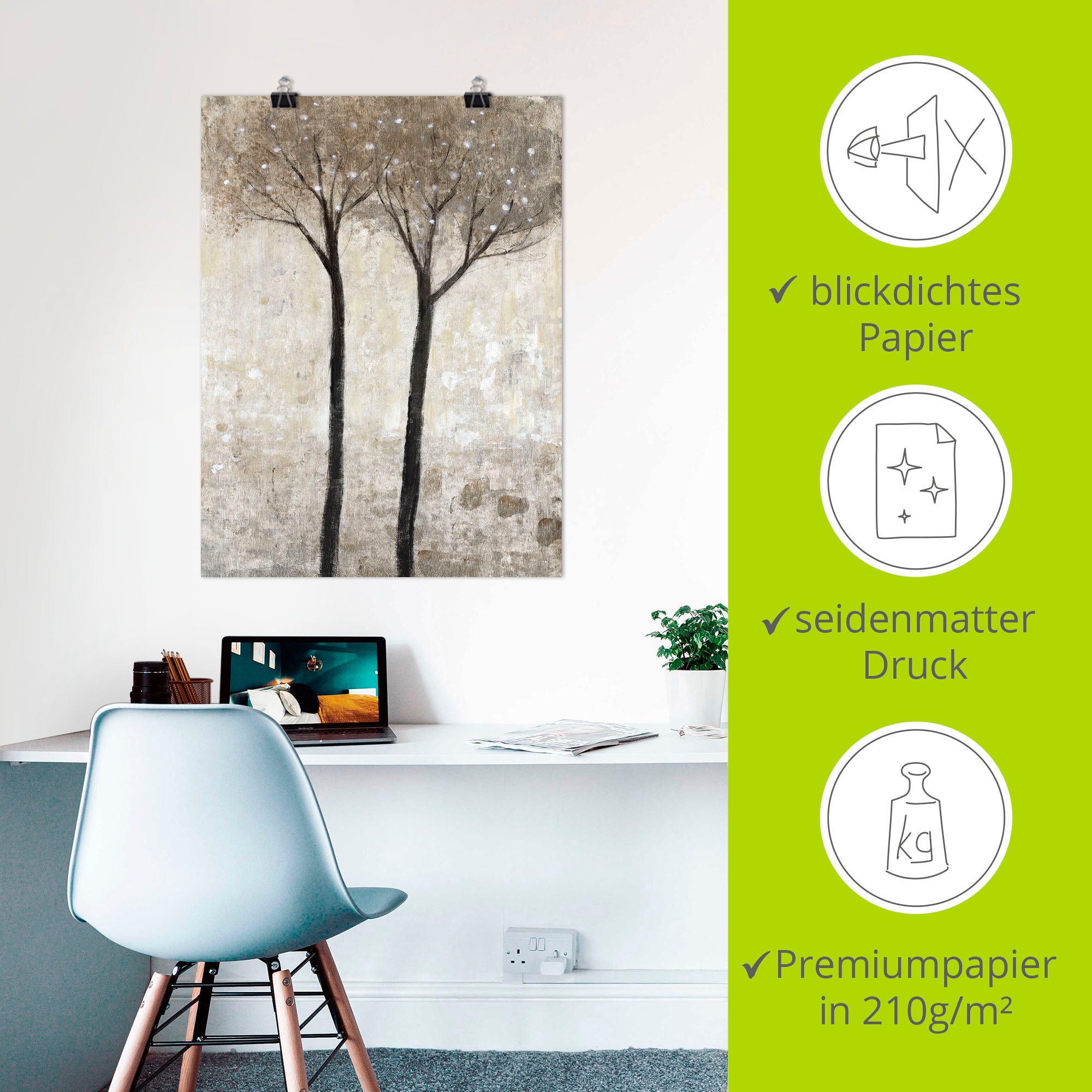 Artland Wandbild »Blühender Baum II«, Bäume, (1 St.), als Leinwandbild, Poster in verschied. Größen