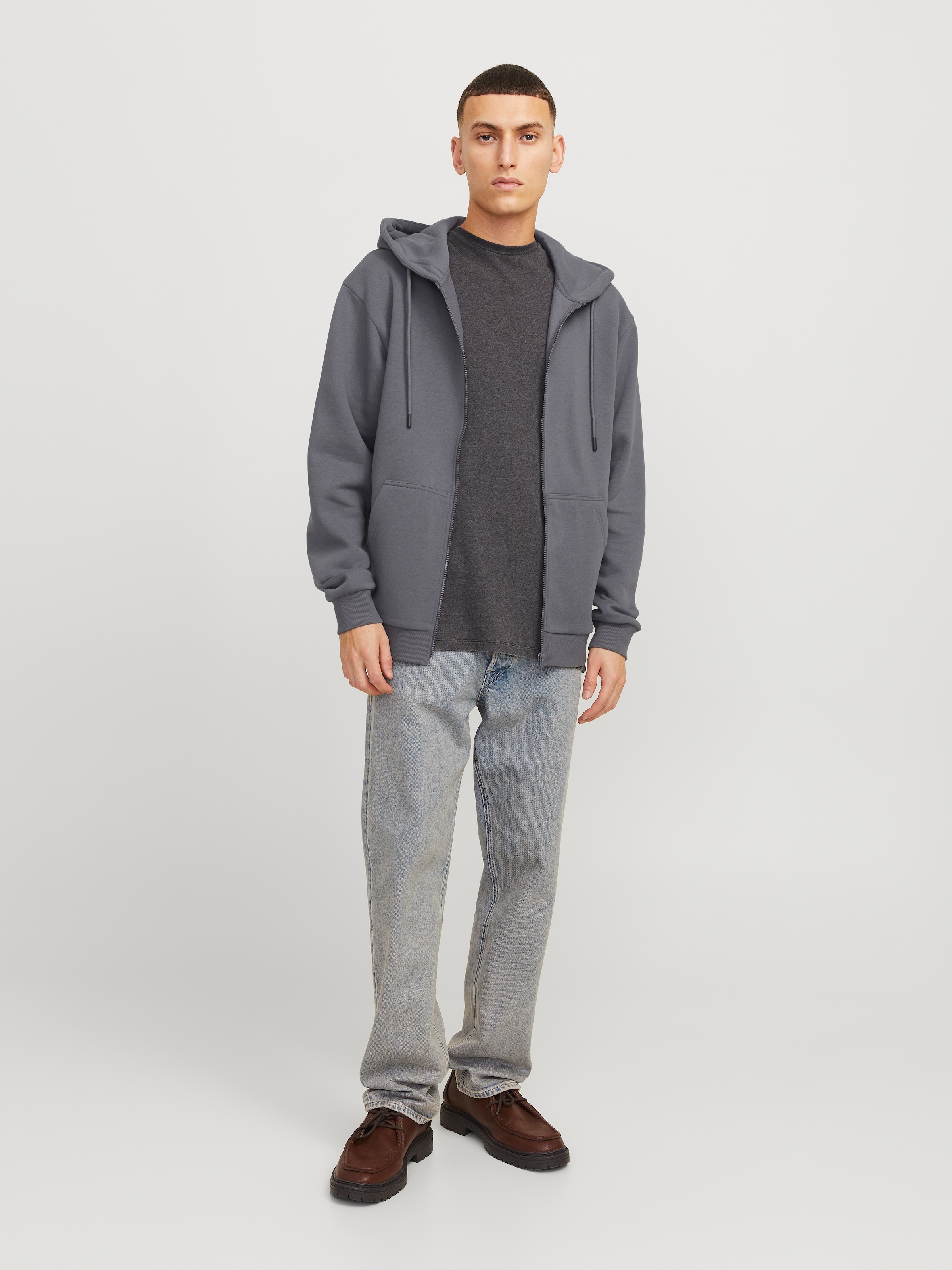 Jack & Jones Kapuzensweatjacke »JJEBRADLEY SWEAT ZIP HOOD NOOS«, mit Kapuze