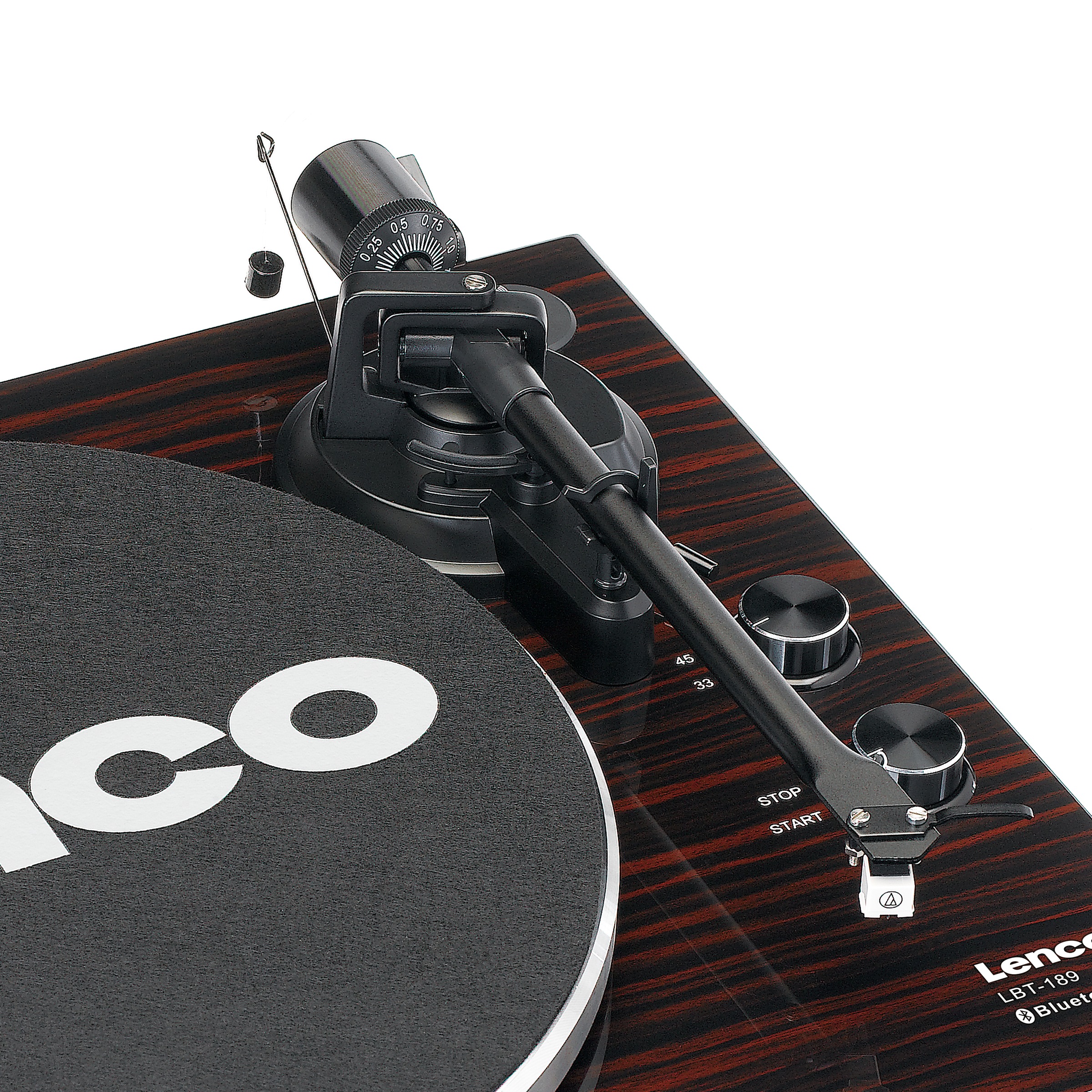 Lenco Plattenspieler »LBT-189WA«, Aufnahmefunktion via PC, Bluetooth-Sender