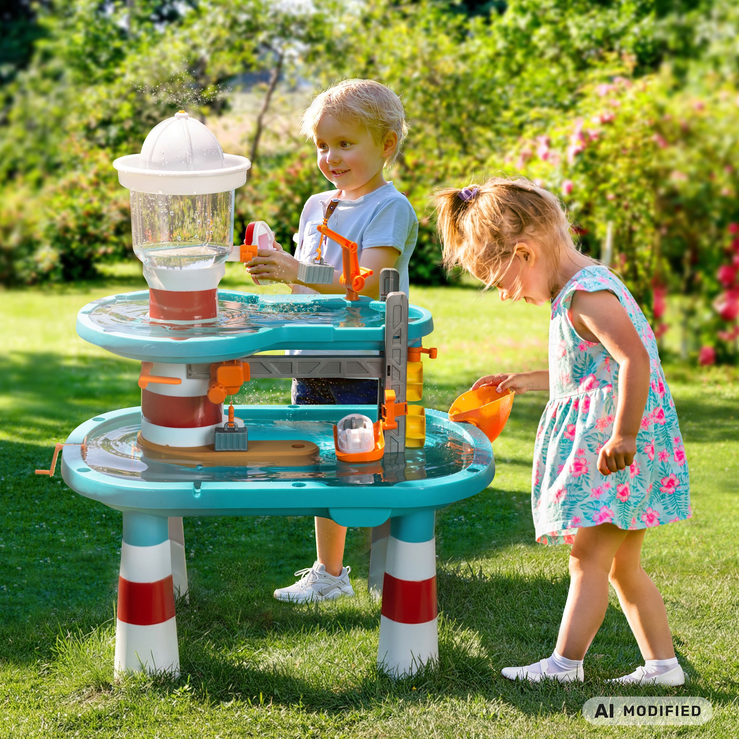 Klein Wasserspieltisch »Aqua Action Wasserspieltisch XXL, Lighthouse Splash«