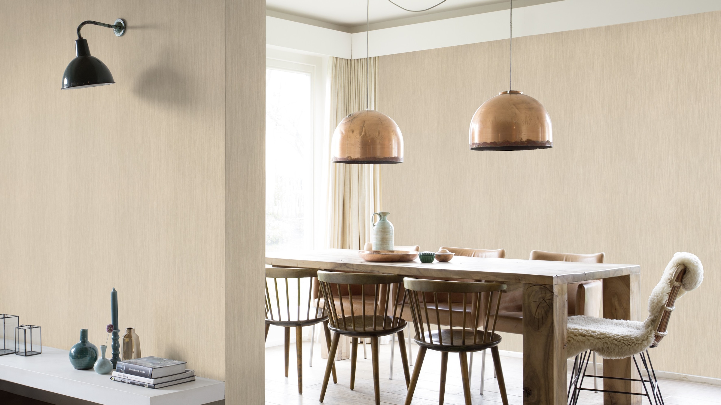 Rasch Vliestapete »Vliestapete Curiosity 537635« einfarbig strukturiert Unitapete