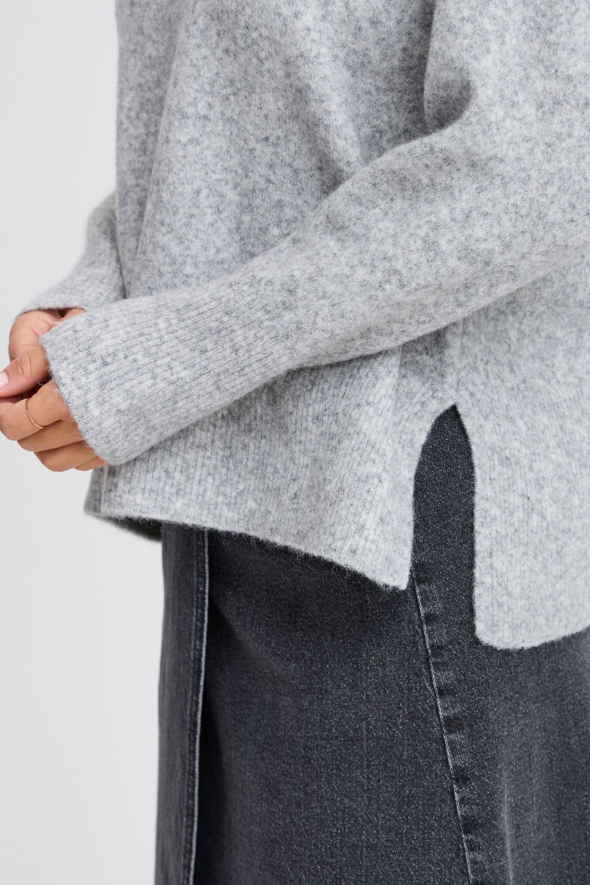 Pulz Jeans Strickfleece-Pullover »Strickpullover PZASTRA Turtleneck Pullover«