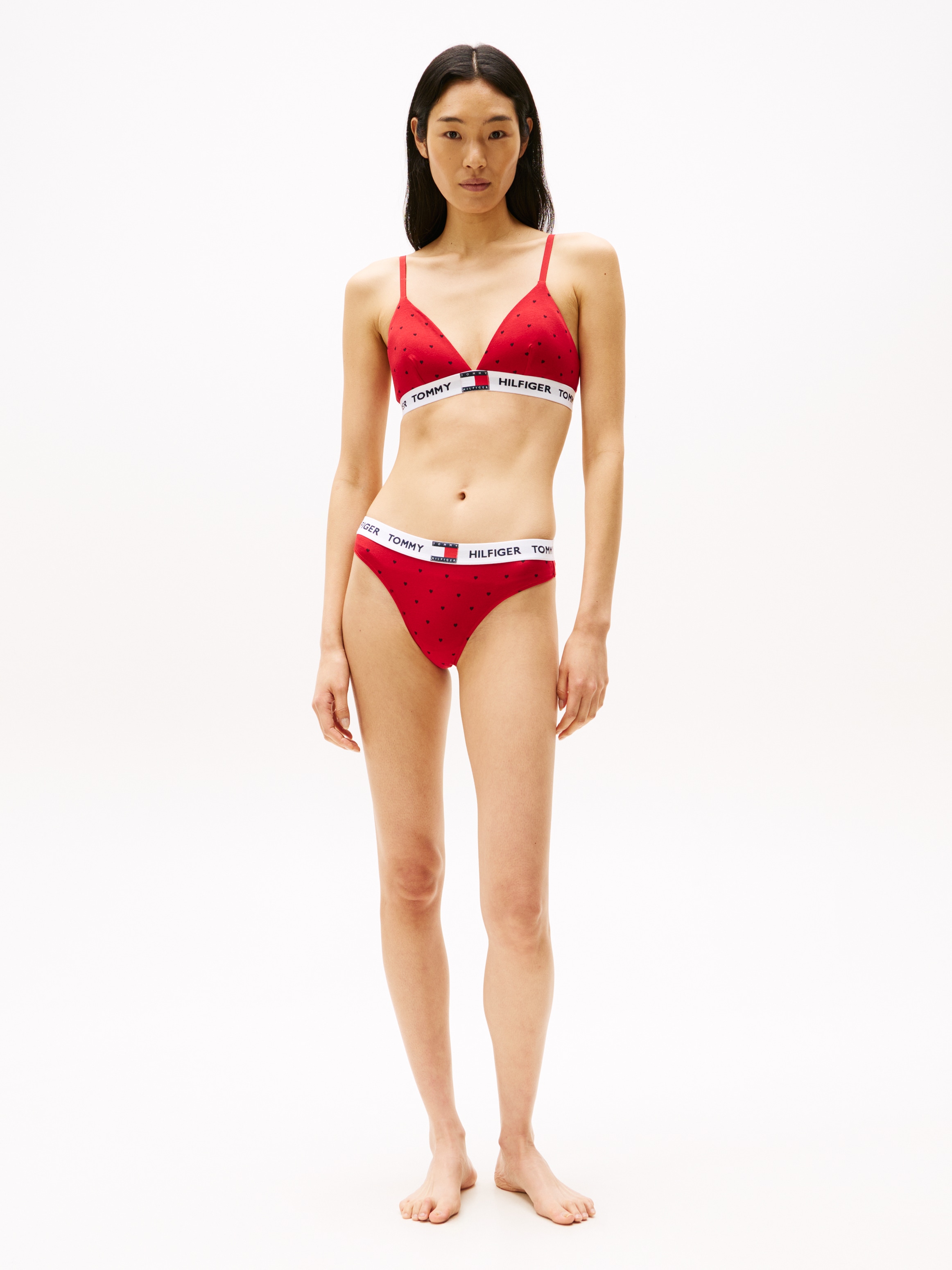 Tommy Hilfiger Underwear Slip »CLASSIC PRINT THONG«, mit Herzen-Druck