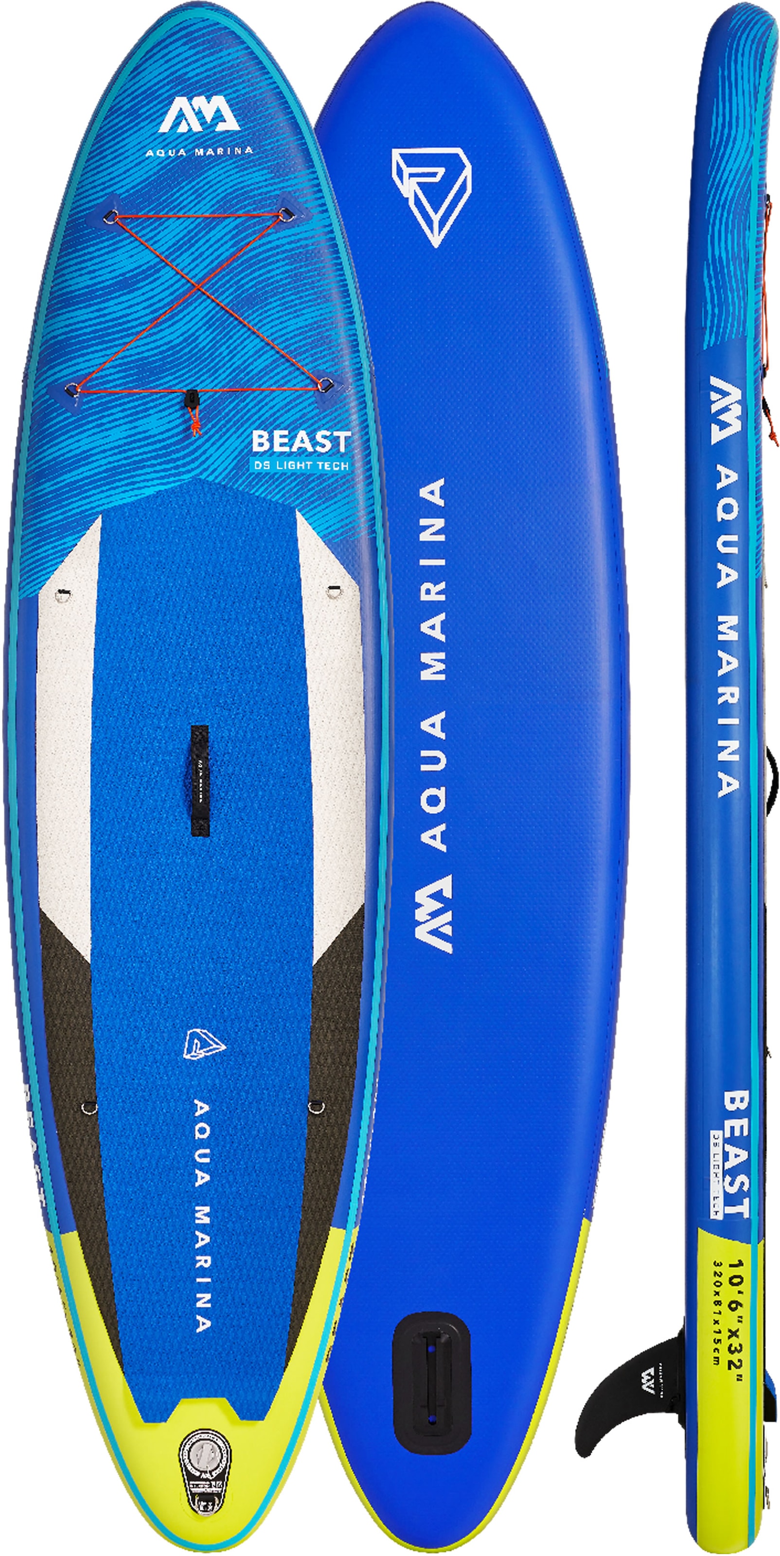 Aqua Marina mit (Set, OTTO Inflatable OTTO 6 Stand-Up«, SUP-Board tlg., und bei online | Transportrucksack) Pumpe Paddel, »Beast kaufen
