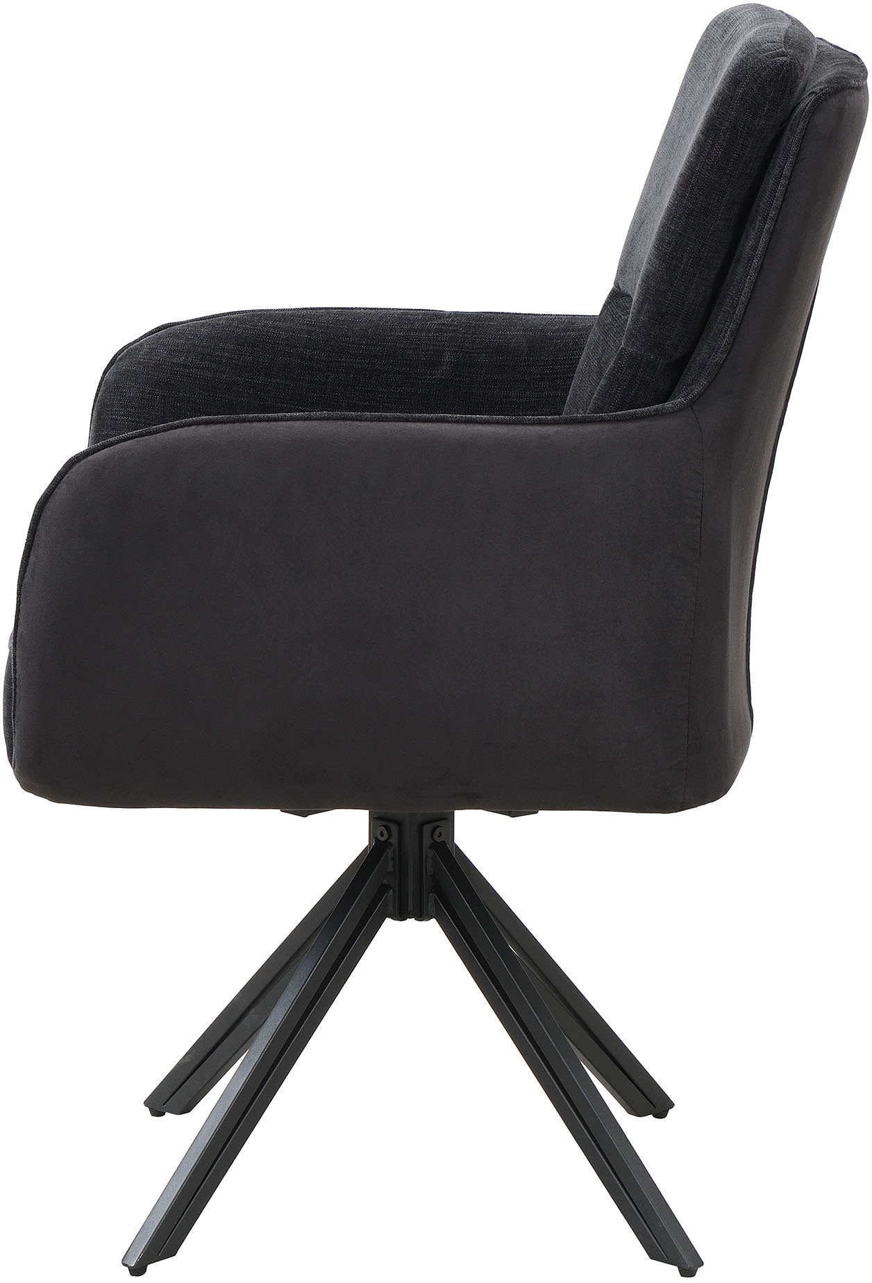 byLIVING Esszimmerstuhl »Tino« (Set) 2 Stk. Microfaser | Webstoff 360 Grad drehbar mit Federkernpolsterung, hochwertige Polsterbezüge