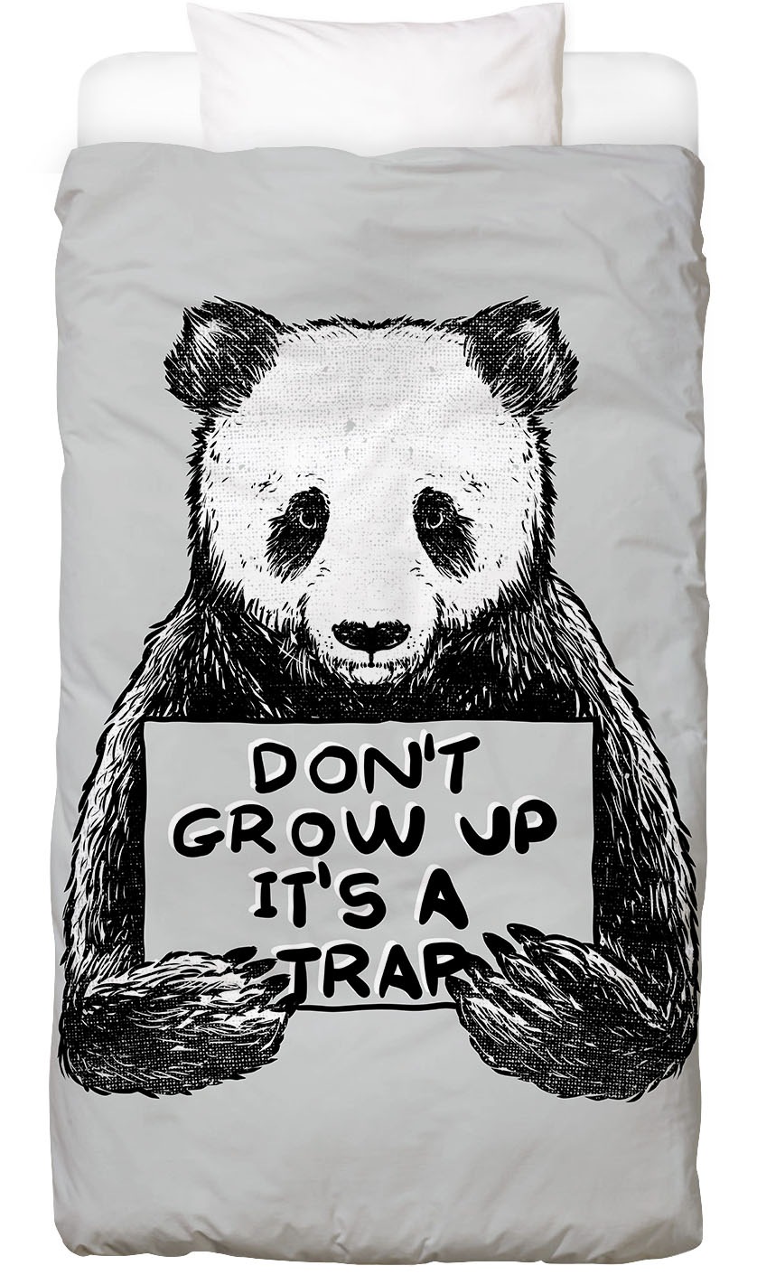 Juniqe Bettwäsche »Don't Grow up«, In vielen weiteren Designs erhältlich
