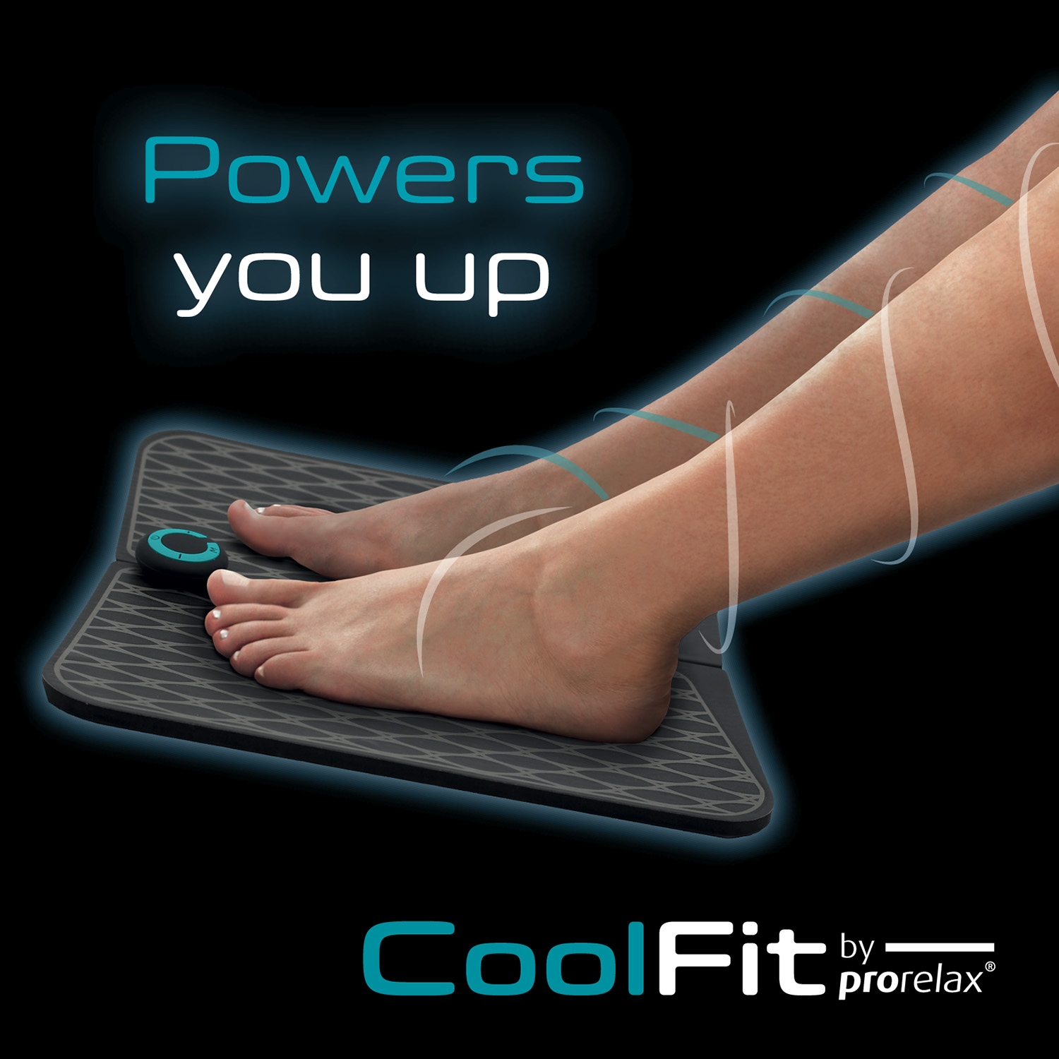 CoolFit by prorelax EMS-Fußmassage-Gerät »249405 CoolFit Relaxpad«, Akkubetrieben, Mit Fernbedienung