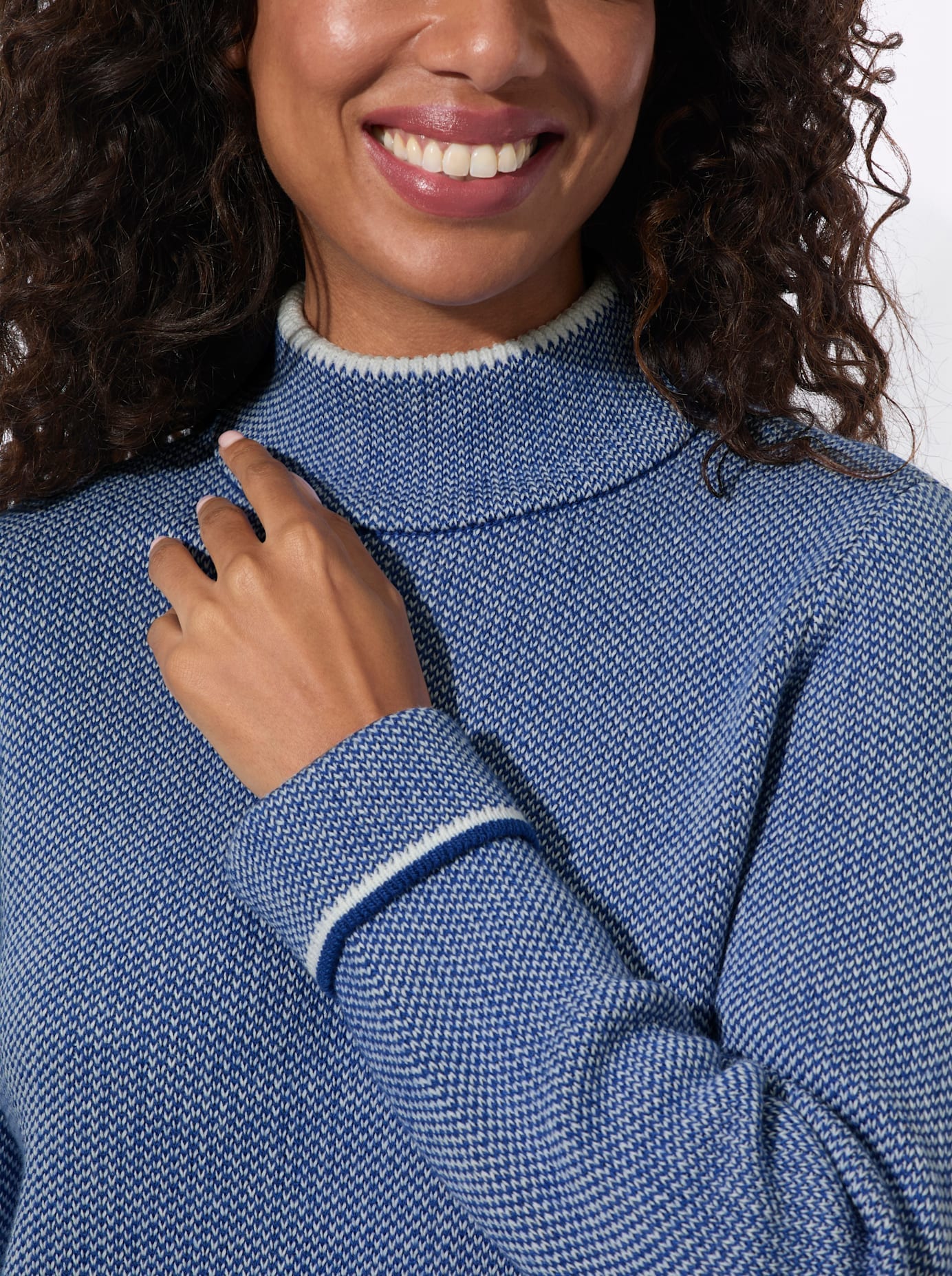 Casual Looks Stehkragenpullover »Pullover«