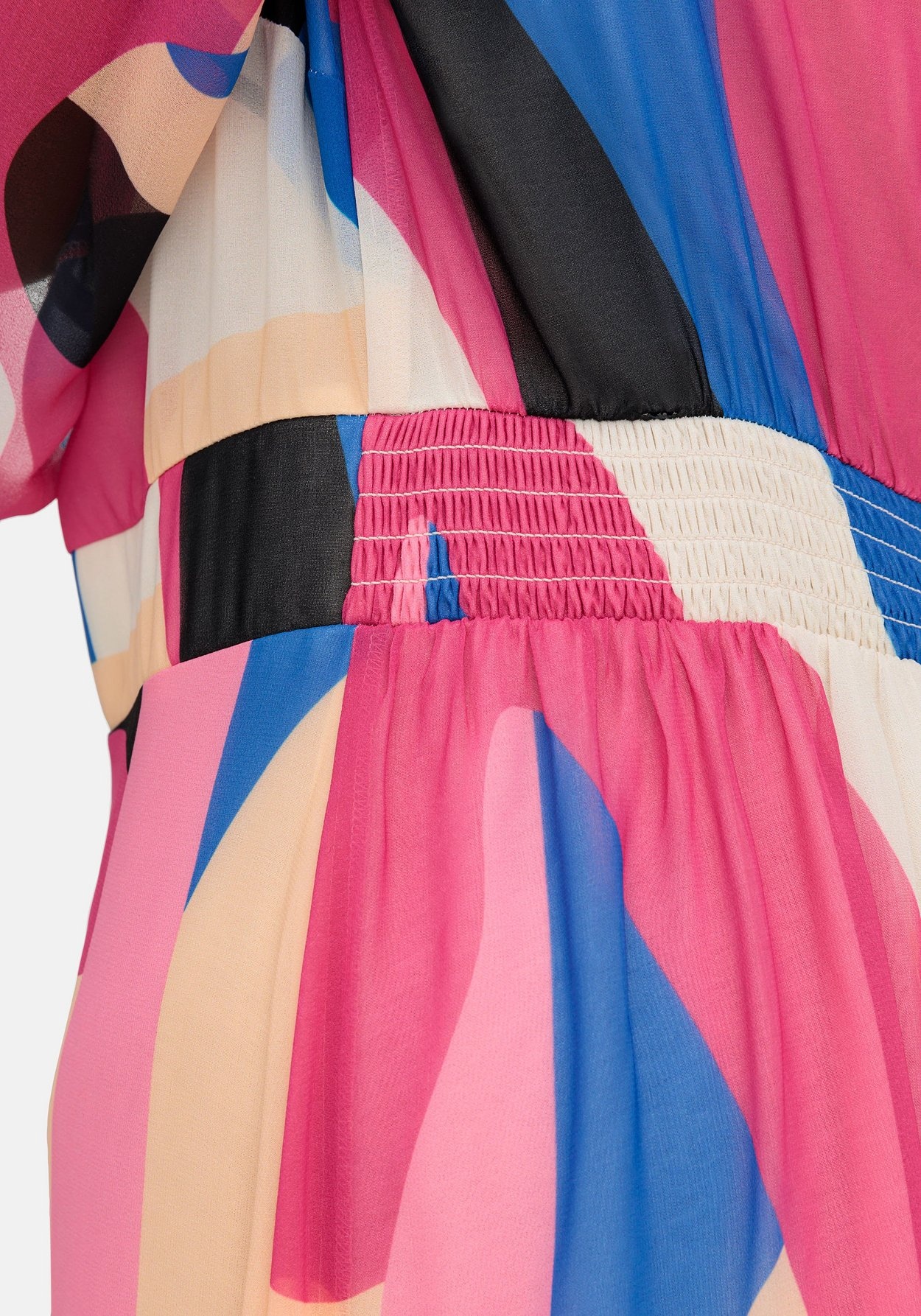 Sheego Sommerkleid »Maxikleid mit Grafikprint, im Lagenlook«