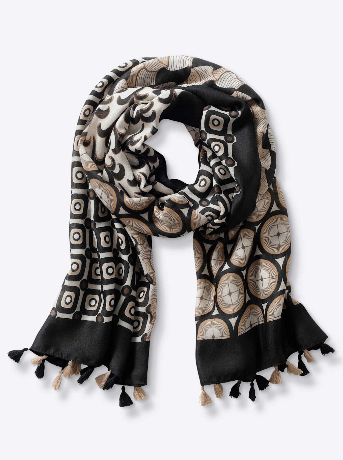 DamenModeschal in beige