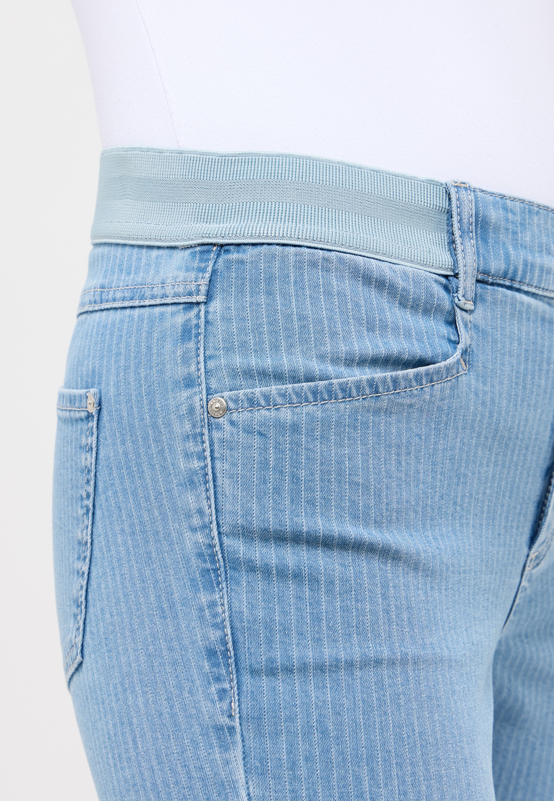 ANGELS Ankle-Jeans »ORNELLA SPORTY«, Indigo Stripe