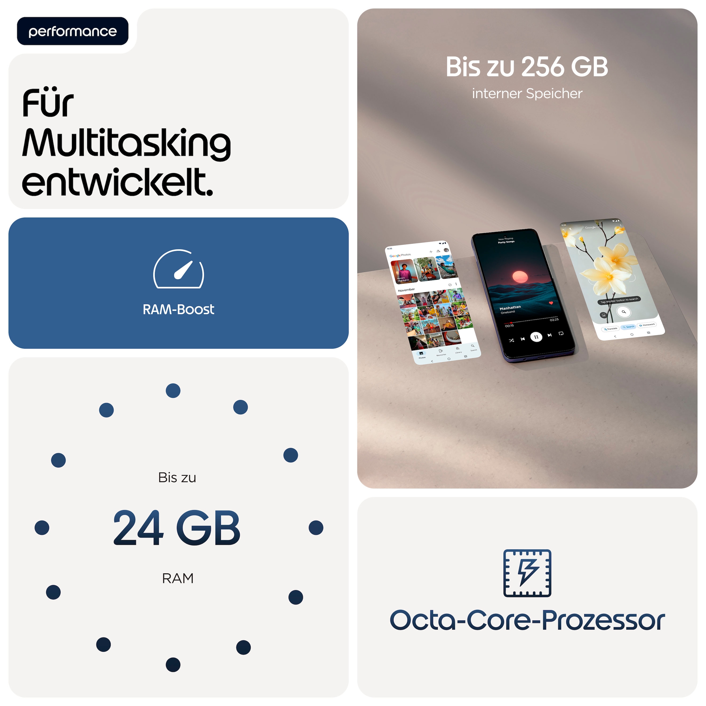Motorola Smartphone »moto g 17« PANTONE® Evening Blue