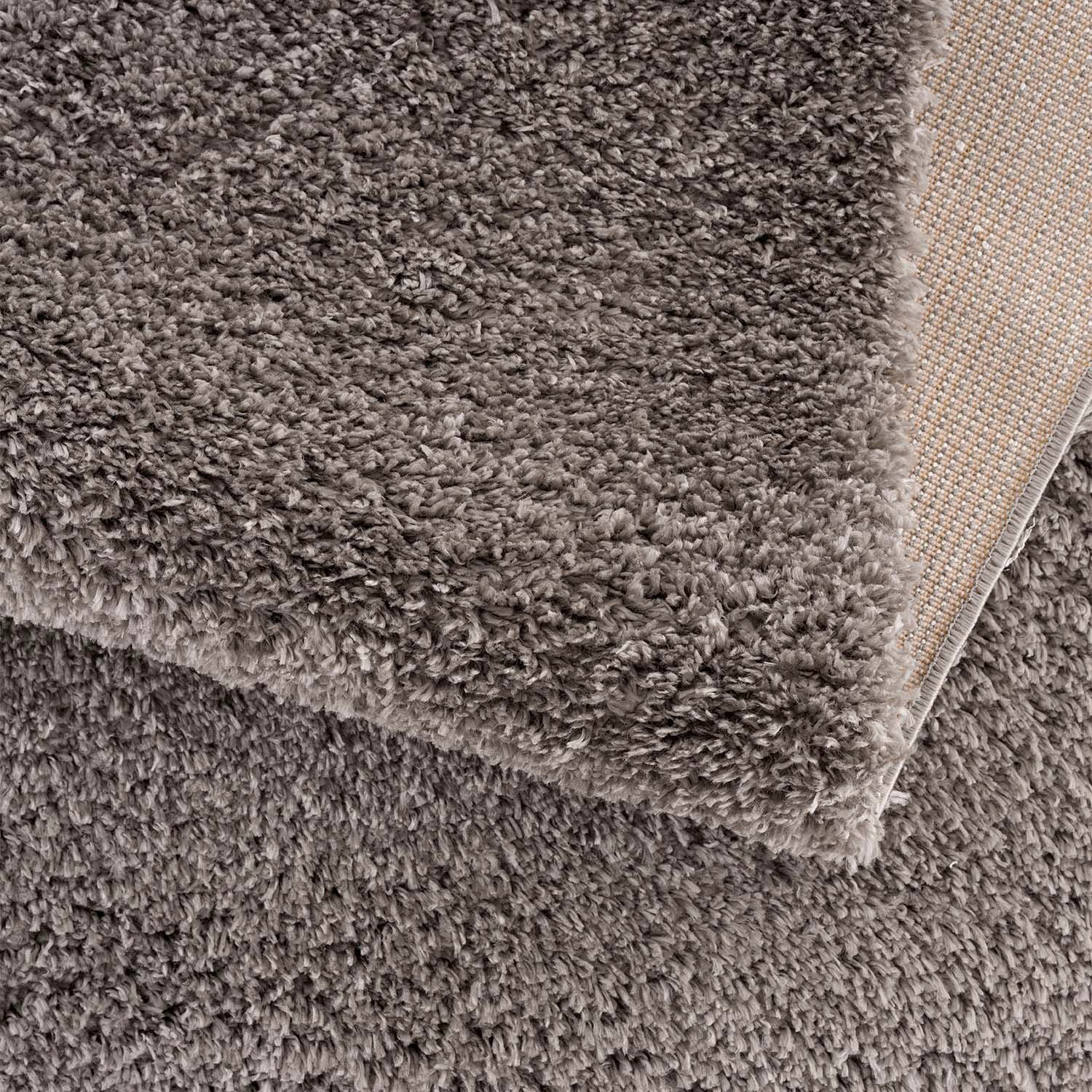 Carpet City Hochflor-Läufer »Pulpy 100«, rechteckig, 30 mm Höhe, besonders weich, mit Fransen, Uni Farben
