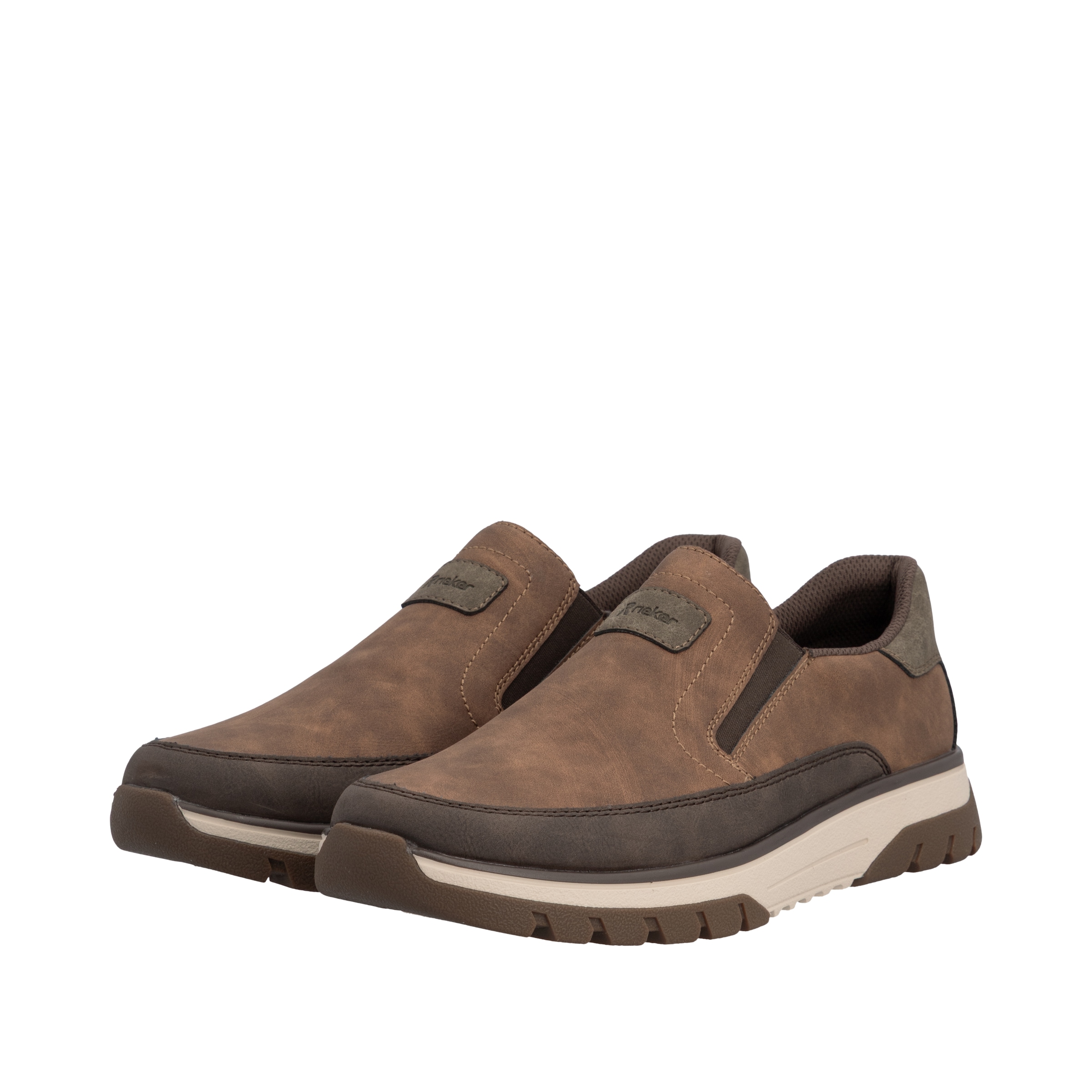 Rieker Slip-On Sneaker  Slipper, Schlupfschuh, Halbschuh mit weicher MemoSoft-Innensohle