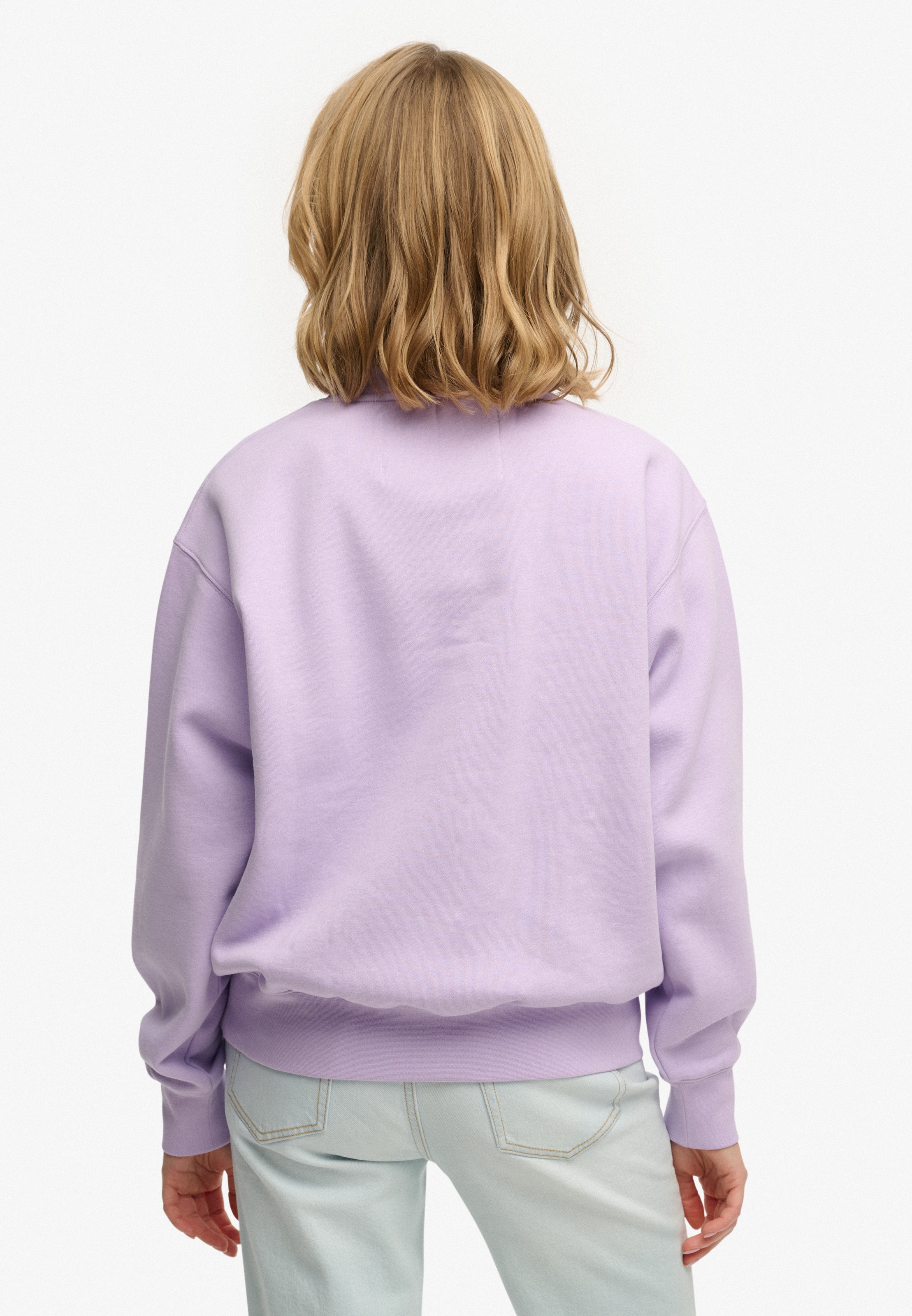 Superdry Sweatshirt »VARSITY SATIN APPLIQUE CREW«
