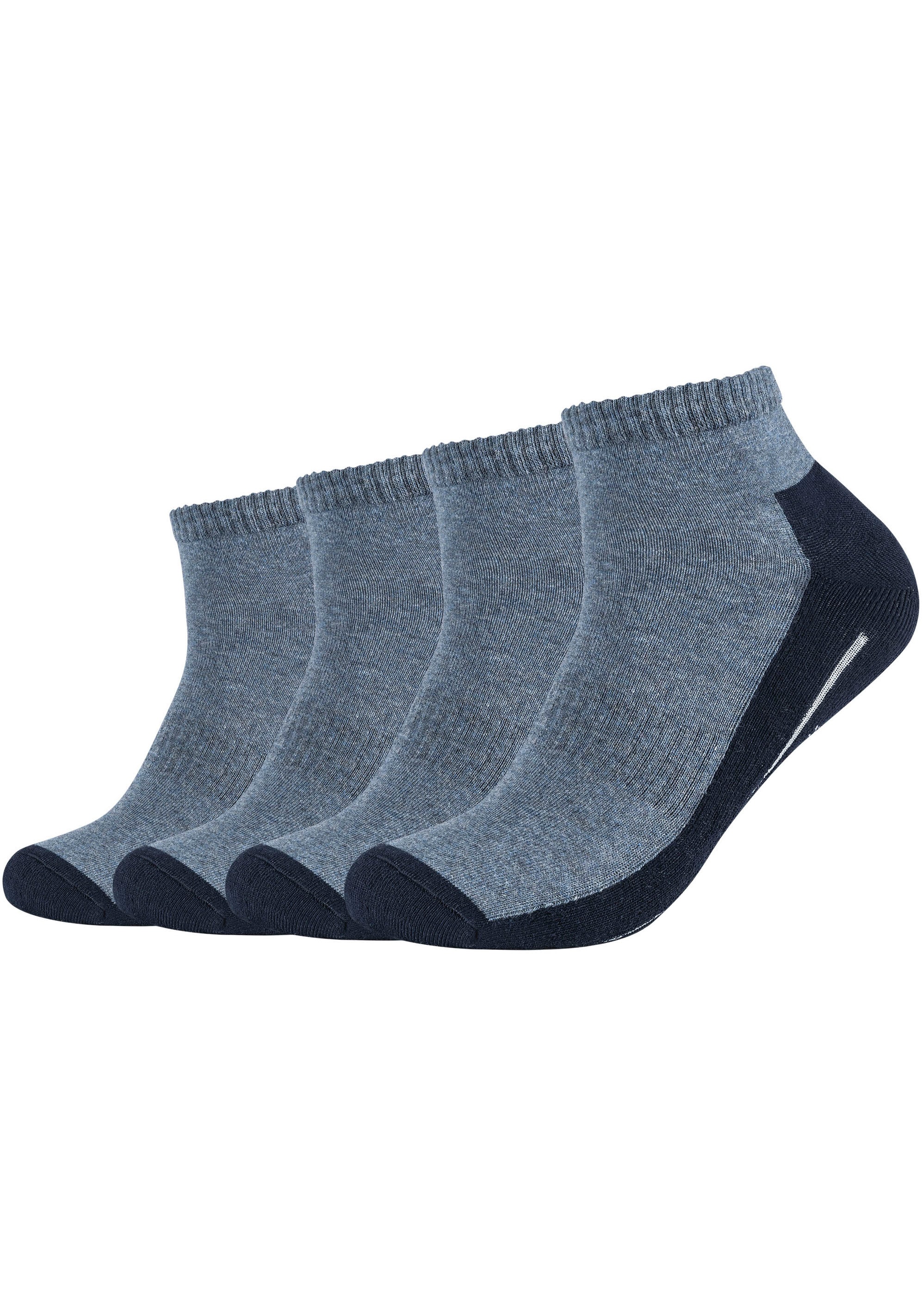 Sportsocken, (4er Pack), mit entlastender Halbplüschsohle