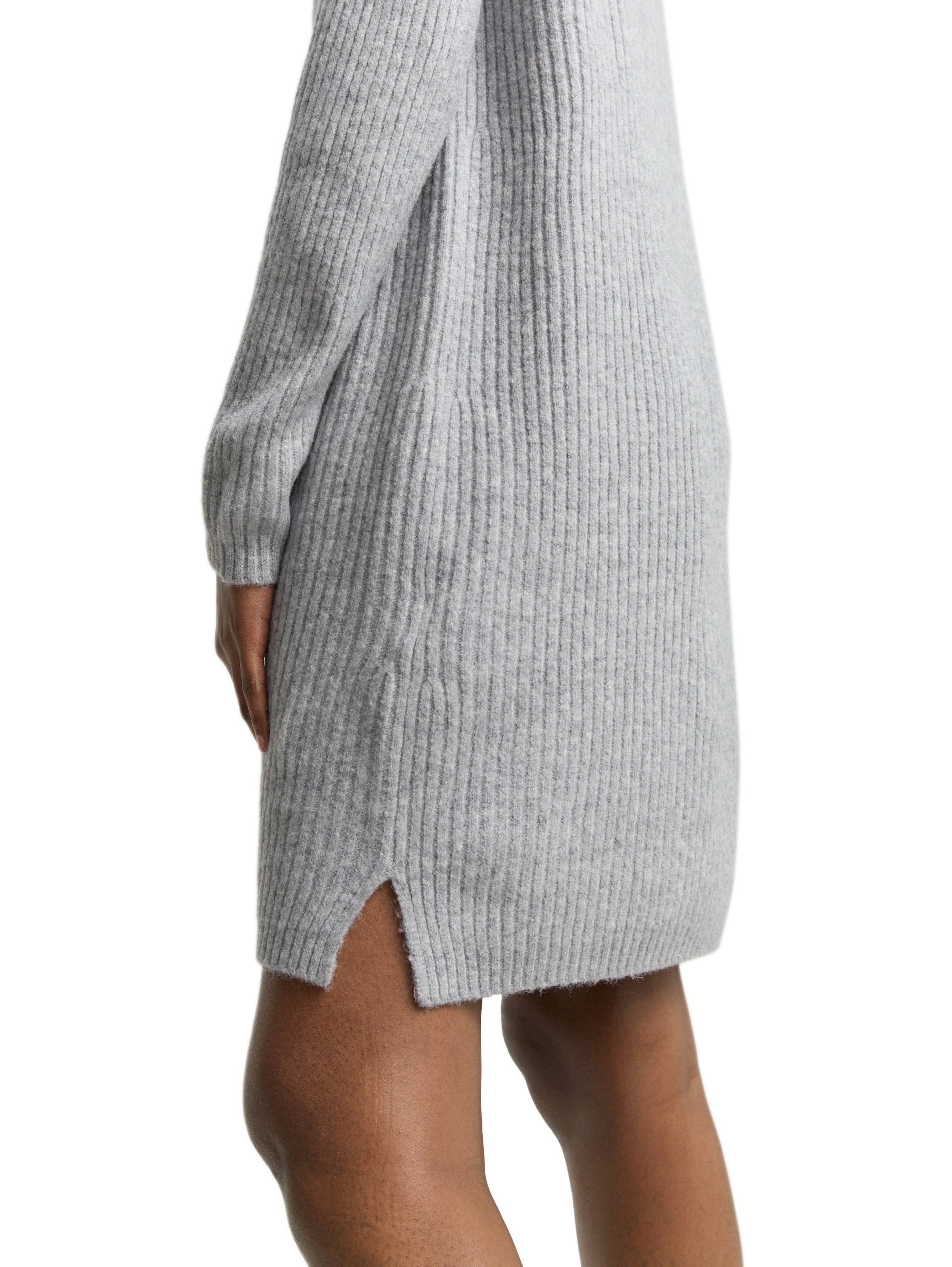 TOM TAILOR Denim Strickkleid, mit Stehkragen