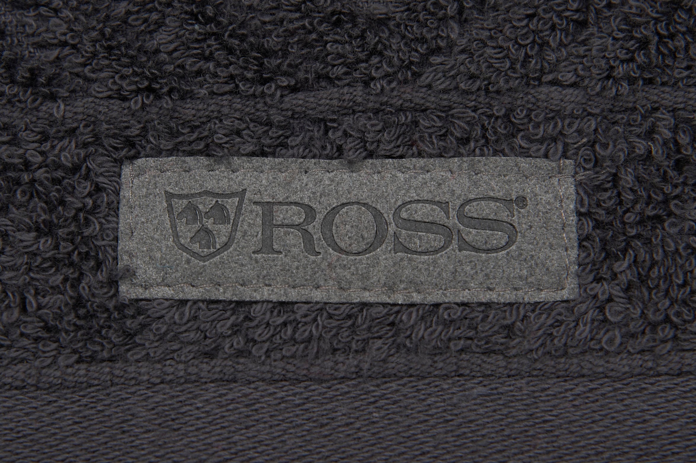 ROSS bei (2 Velourslabel St.), Uni-Rippe mit »Smart«, Handtuch OTTO kaufen