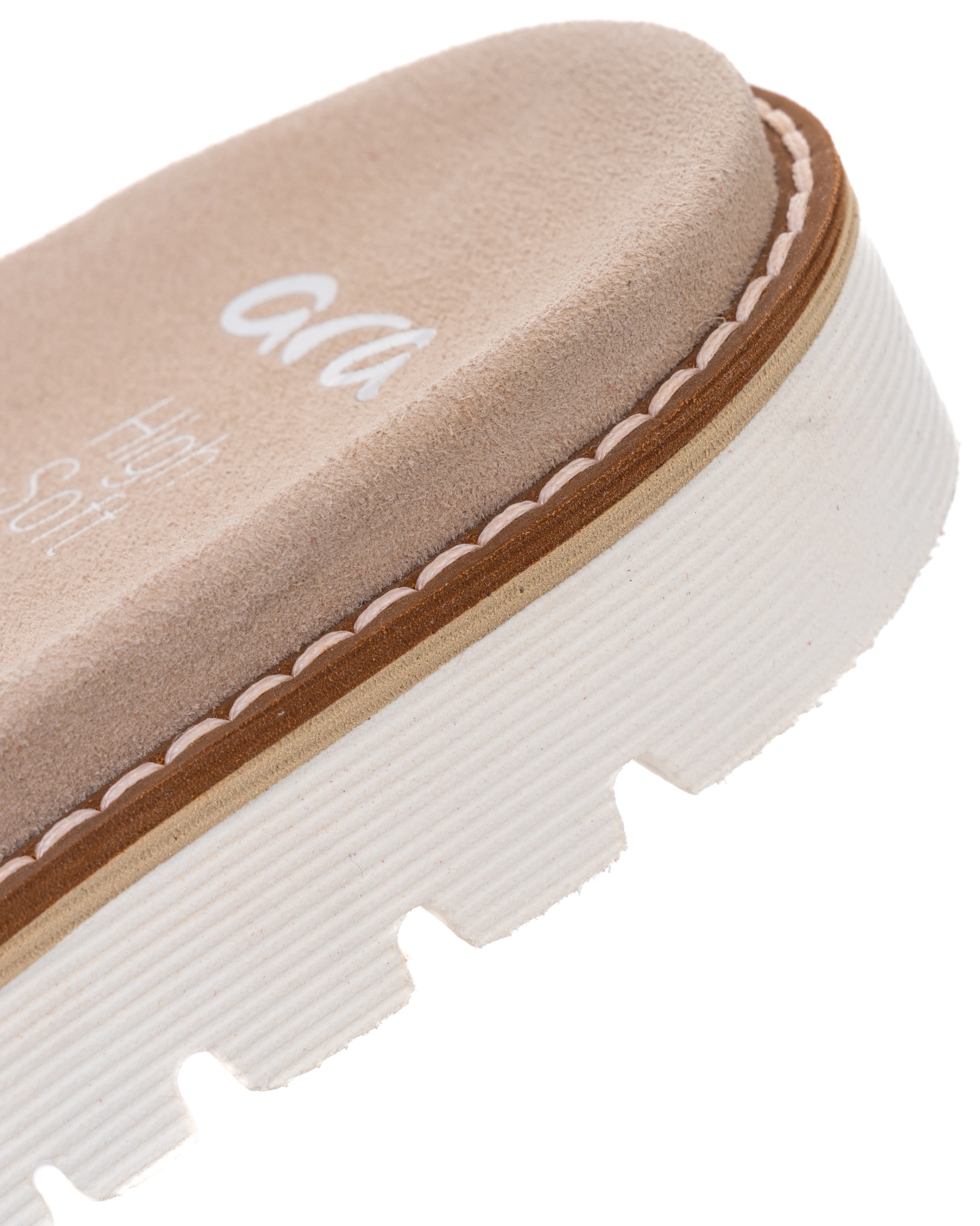 Ara Pantolette »KENT«, Slides, Flats, Sandale mit geraffter Bandage
