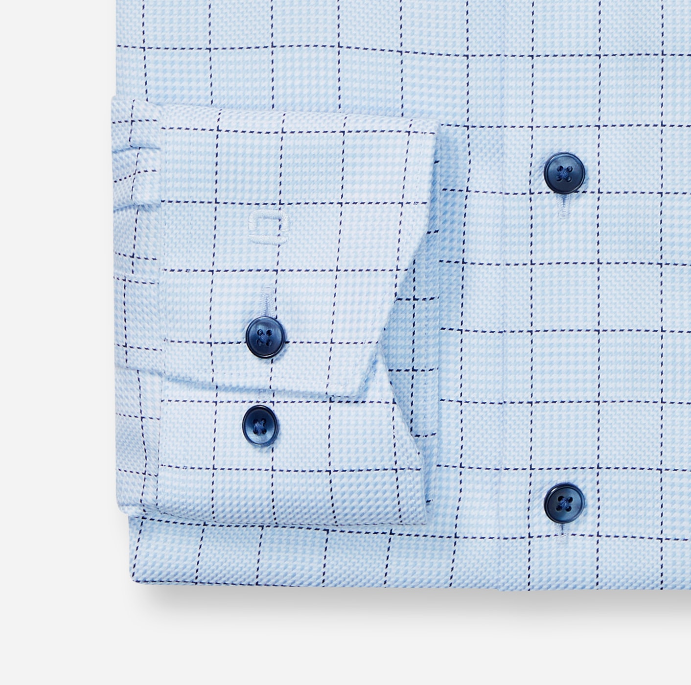 OLYMP Langarmhemd »Luxor modern fit« modern fit, Businesshemd, Global-Kentkragen, kariert