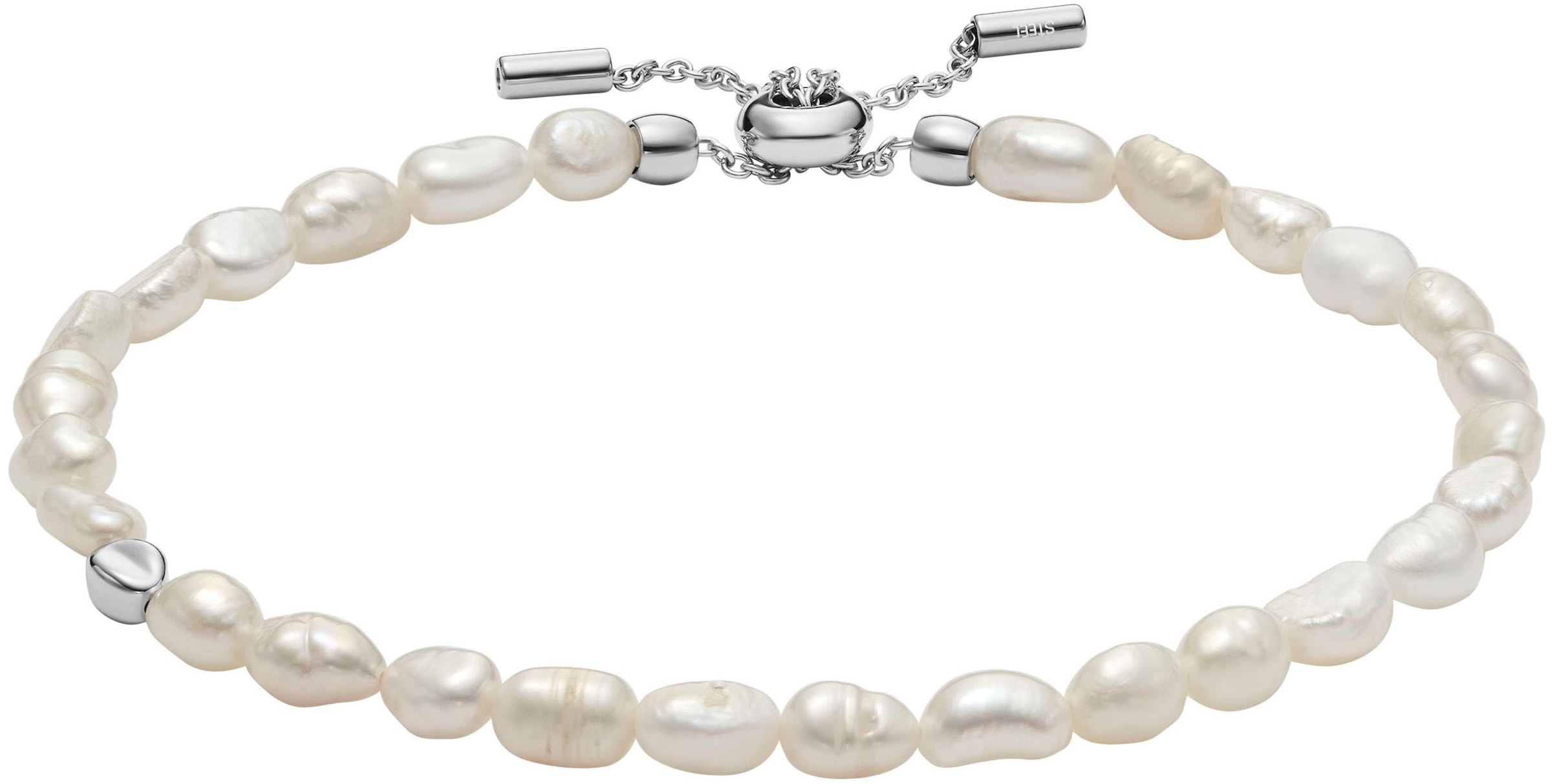 Skagen Armband »Schmuck Geschenk Edelstahl Armkette AGNETHE PEARL, SKJ1833040«, mit Süßwasserzuchtperle