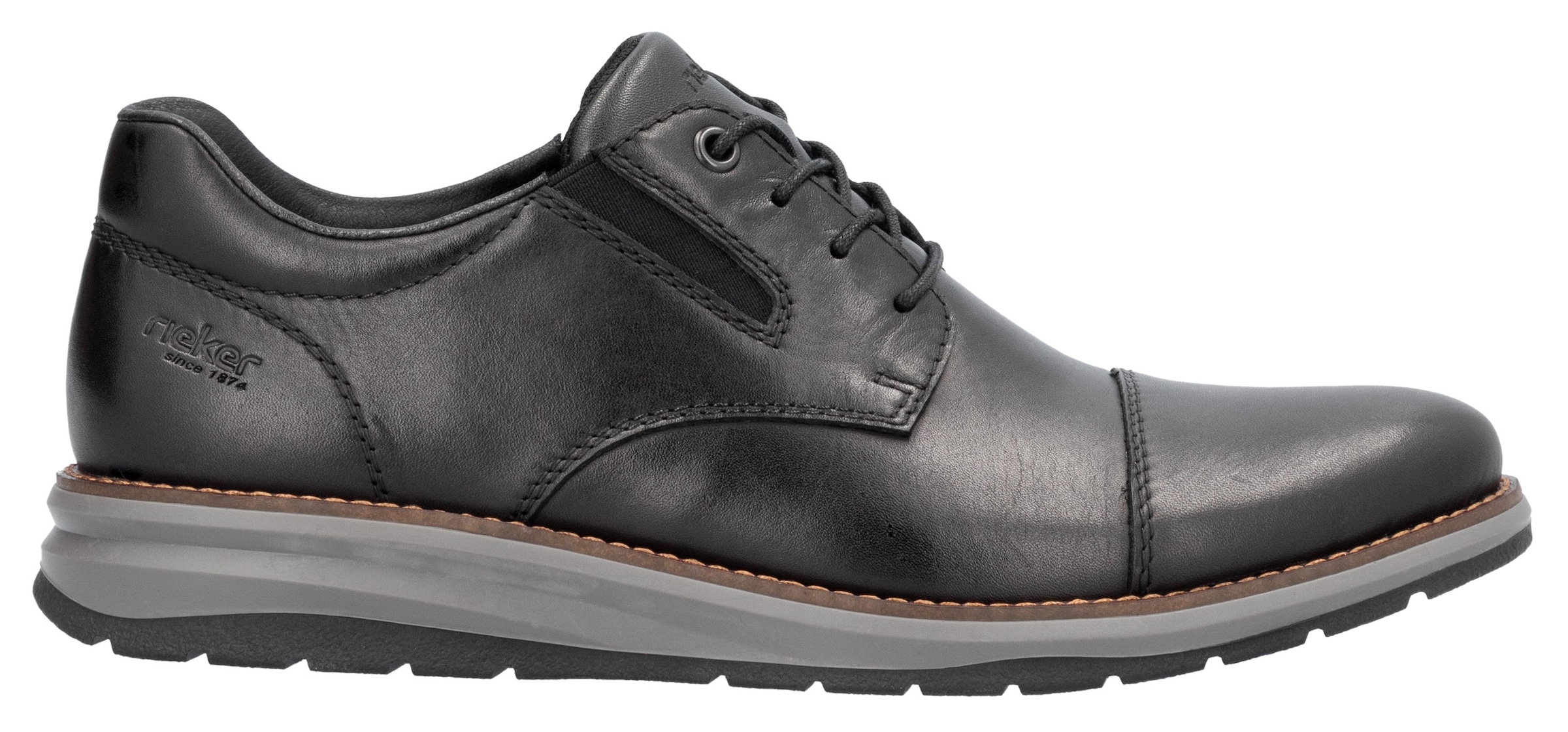 Rieker Schnürschuh, Freizeitschuh, Halbschuh, Business Sneaker mit weicher Decksohle