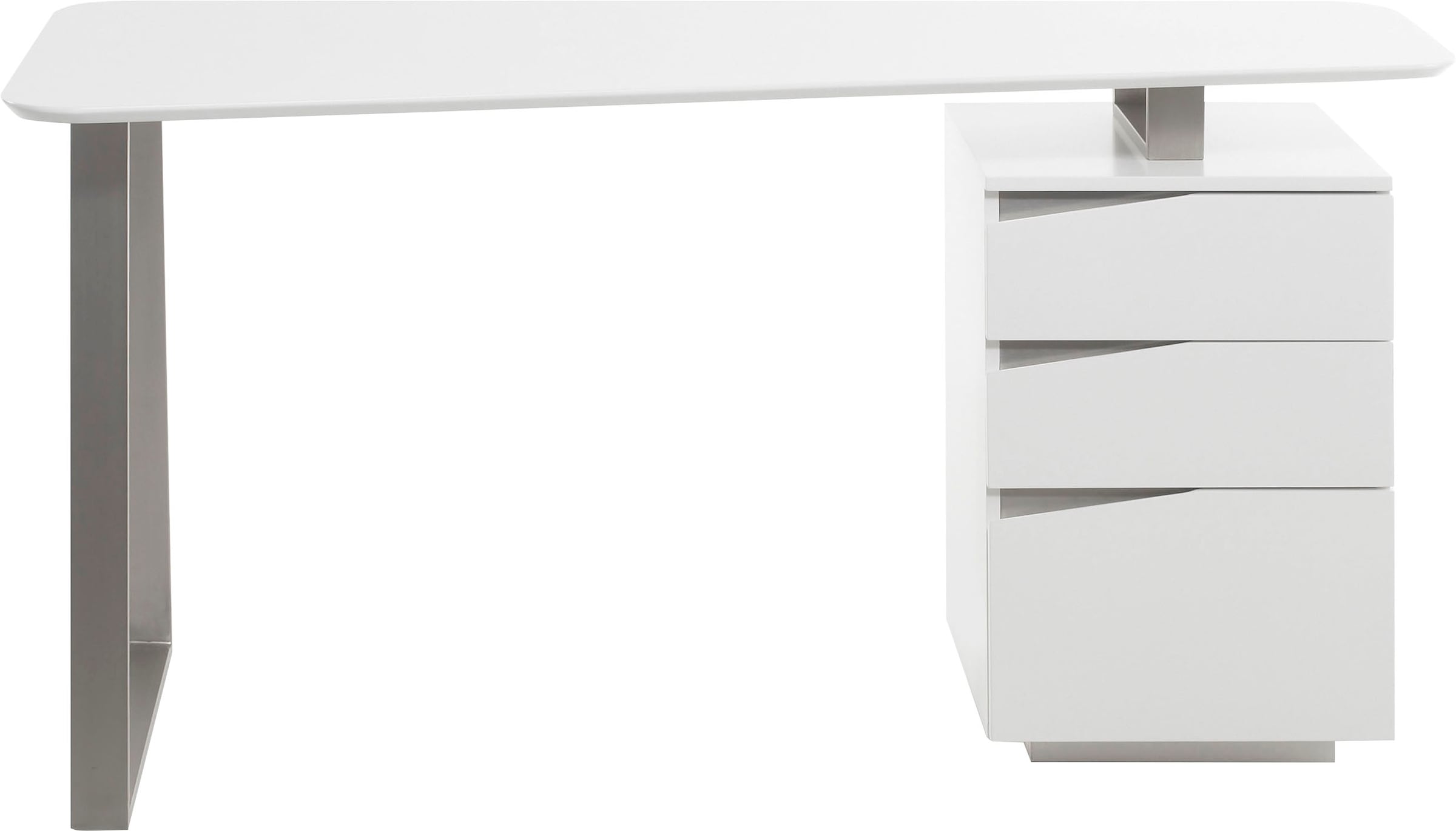 MCA furniture Schreibtisch »Tori«, weiß matt lackiert, mit 3 Schubladen,  Breite 150 cm bei OTTO