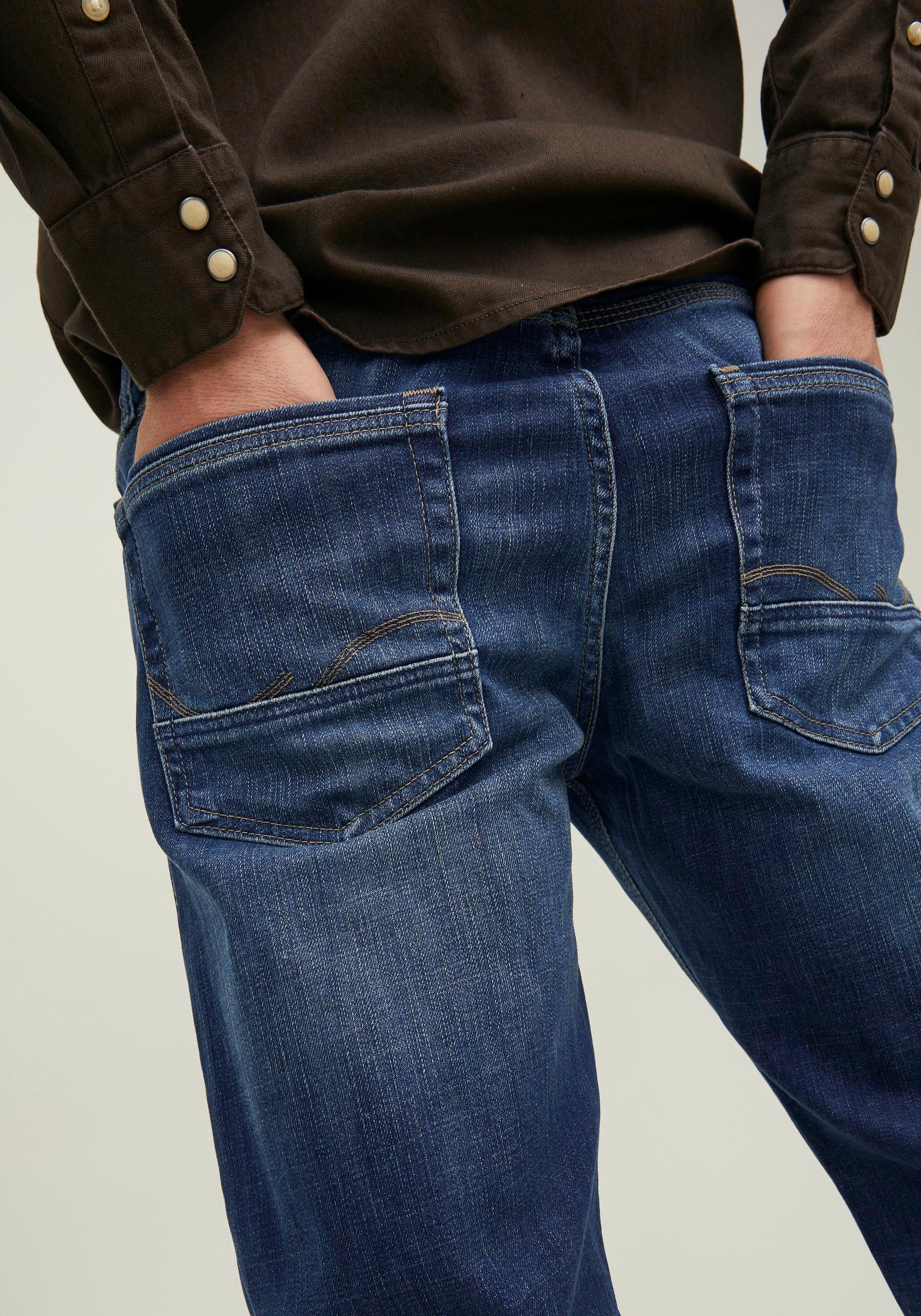 Jack & Jones Tapered-fit-Jeans »MIKE WOOD«