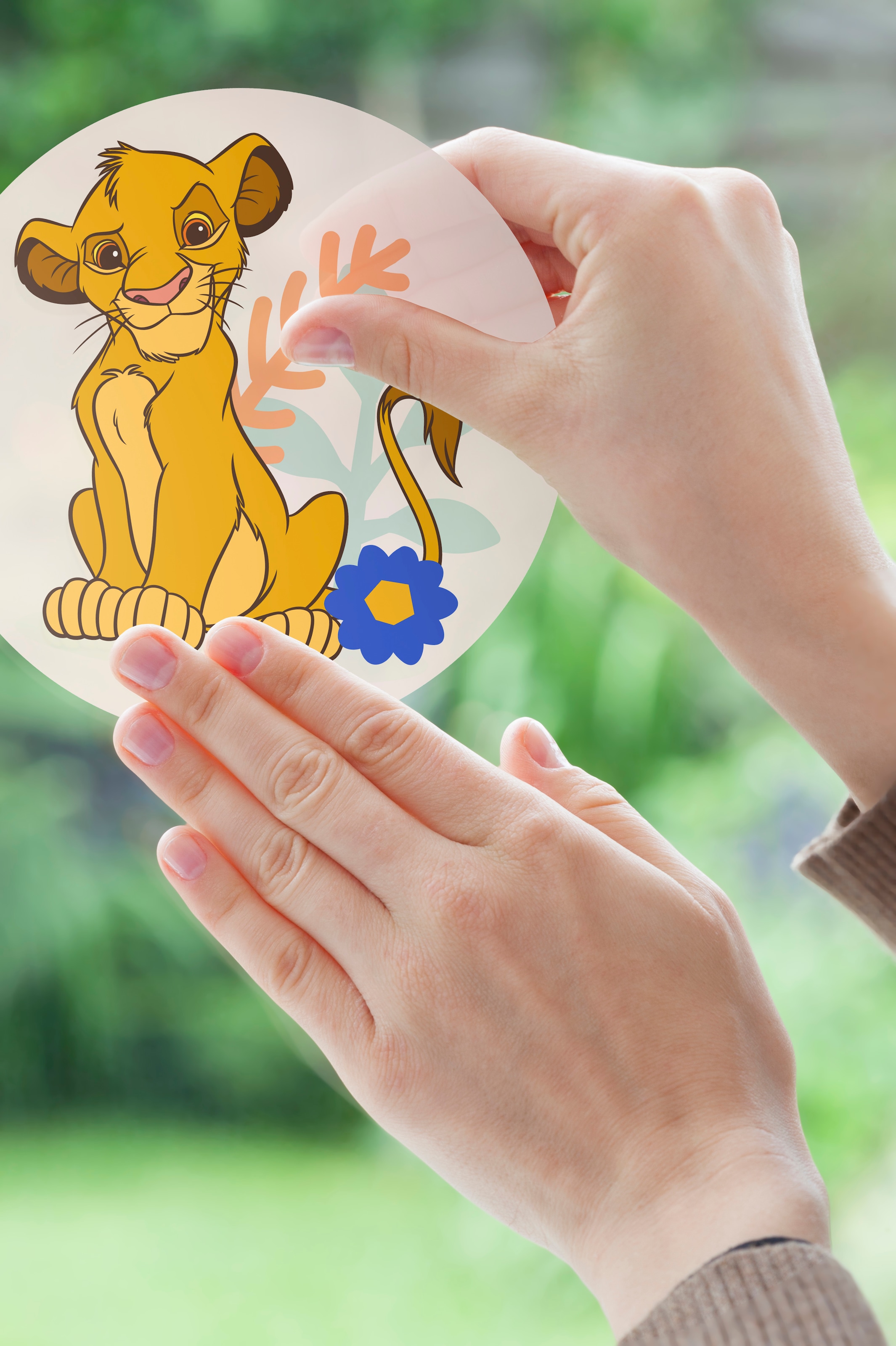 Komar Fensterbild »Fenstersticker - Better Together - Größe 30 x 30 cm« 32 x 30 cm, 2 Bogen