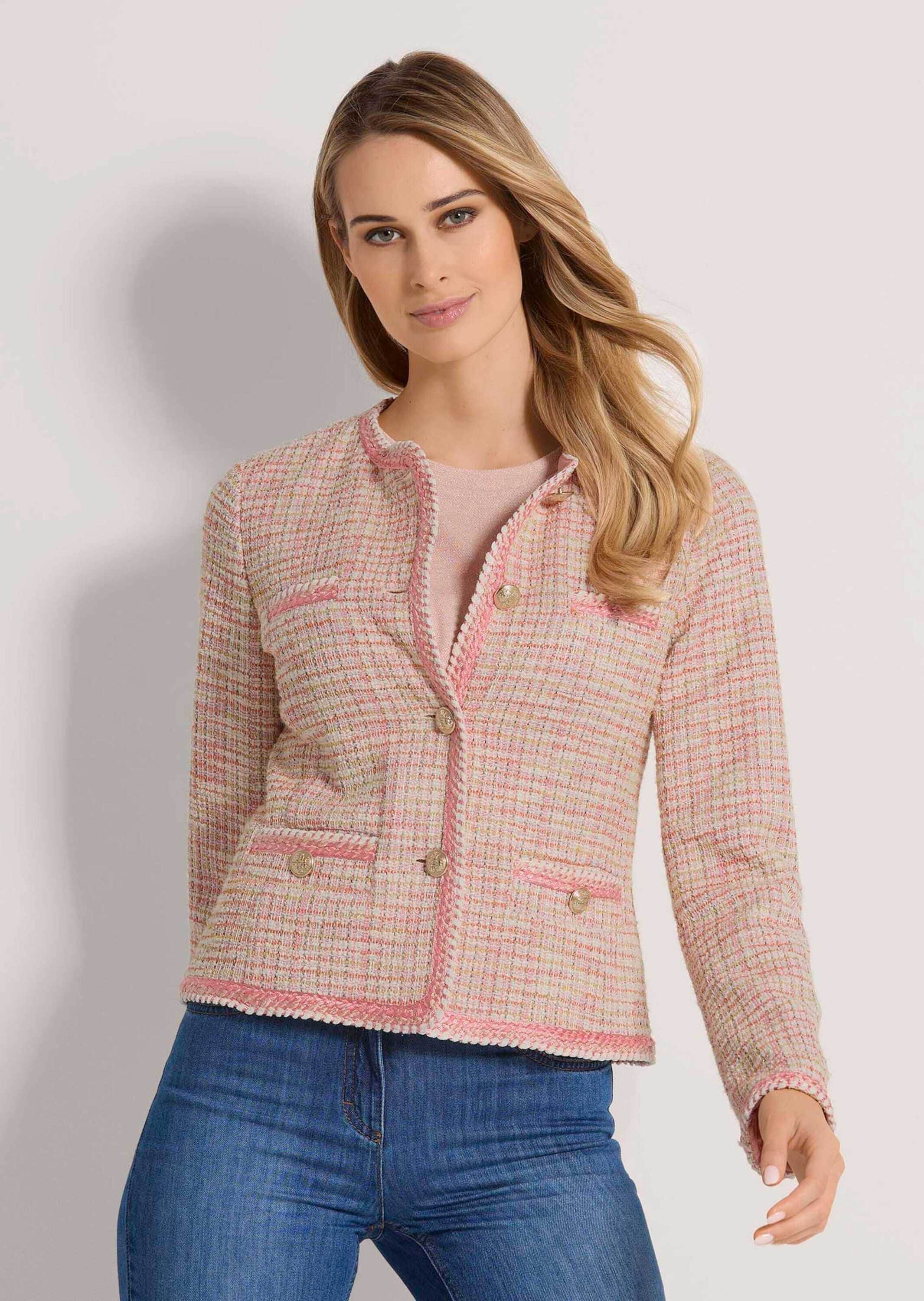 MADELEINE Jerseyblazer »Blazer Kurzblazer im Couture-Style«