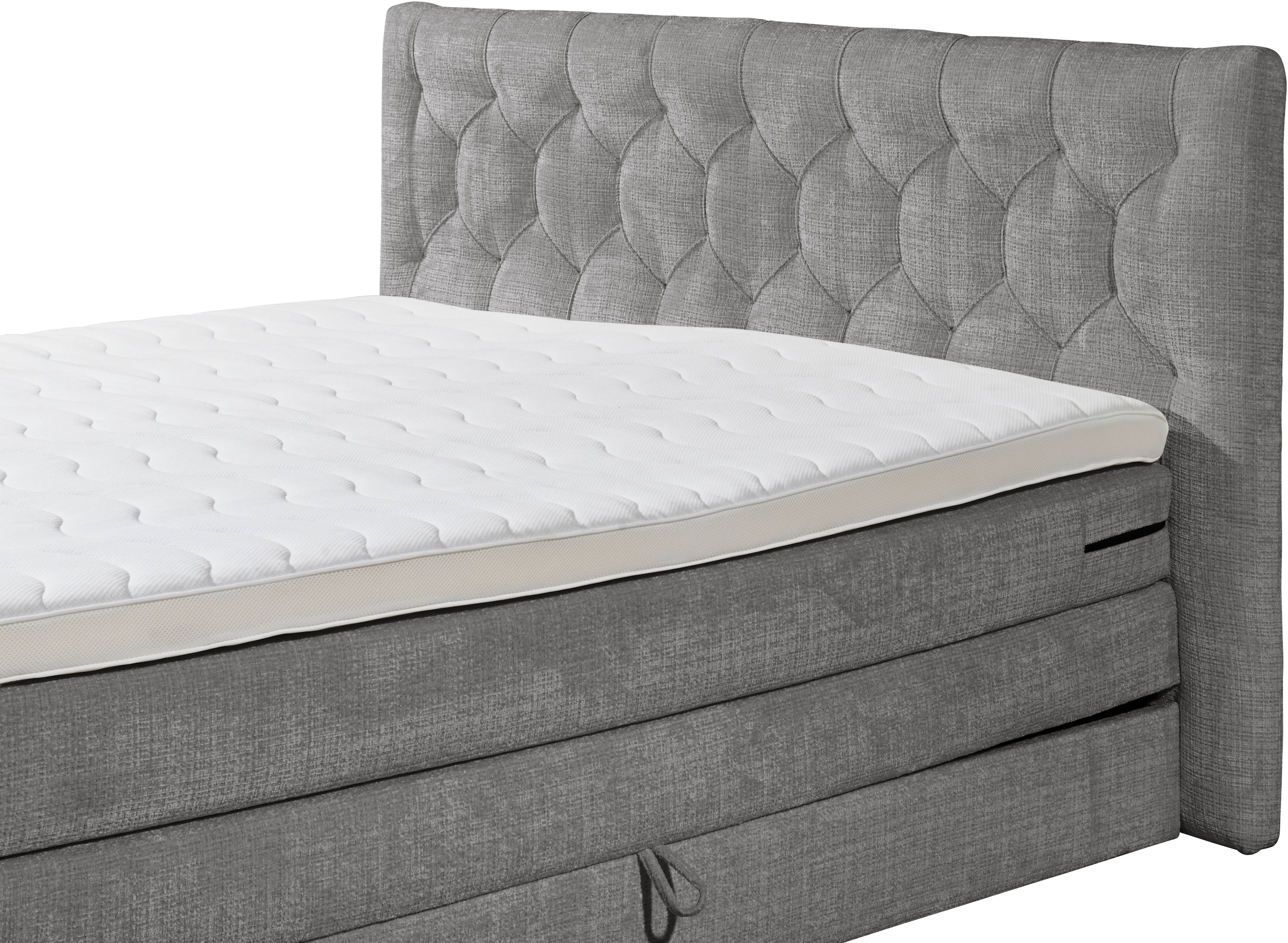 ED EXCITING DESIGN Boxspringbett »"Cashfield", OTTOs Choice! Topseller inkl. zwei Bettkästen & Topper«, erhältlich in den Größen 160x200cm und 180x200cm