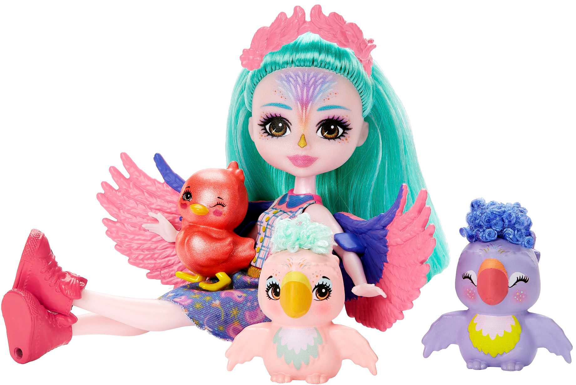 Enchantimals Minipuppe »Enchantimals City Tails, Filia Finch Familie«