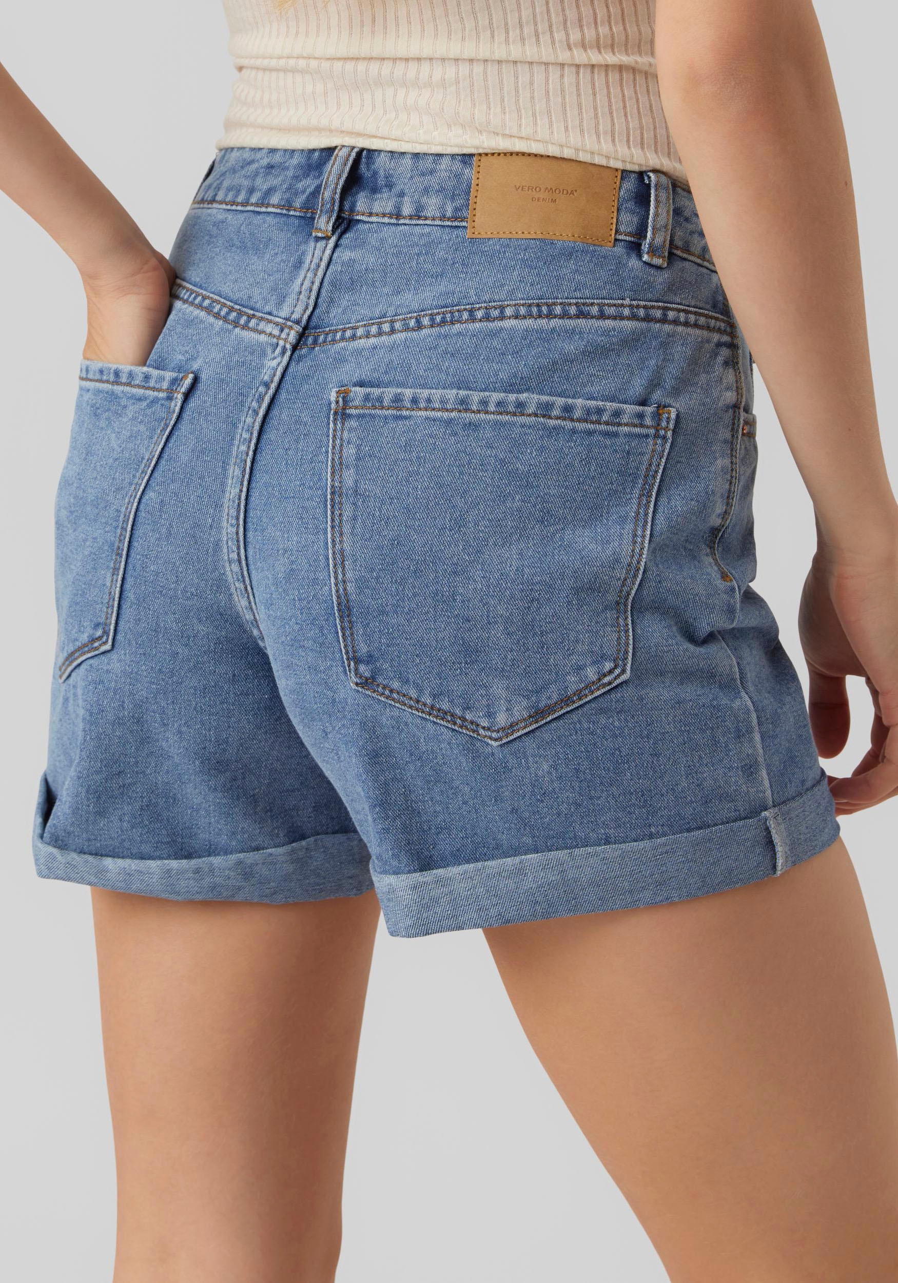 Vero Moda Jeansshorts »VMZURI HR LOOSE SHORTS MIX NOOS«