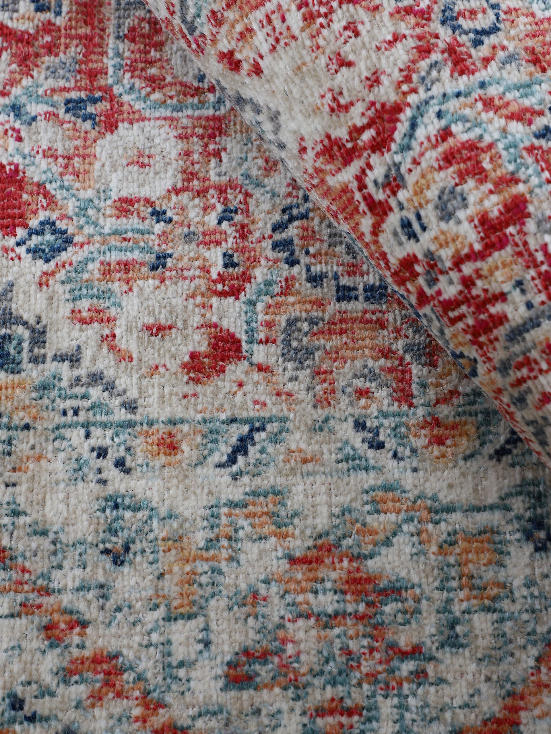 carpetfine Teppich »Noah_1«, rechteckig, 3 mm Höhe, Orient Vintage Look, Wohnzimmer